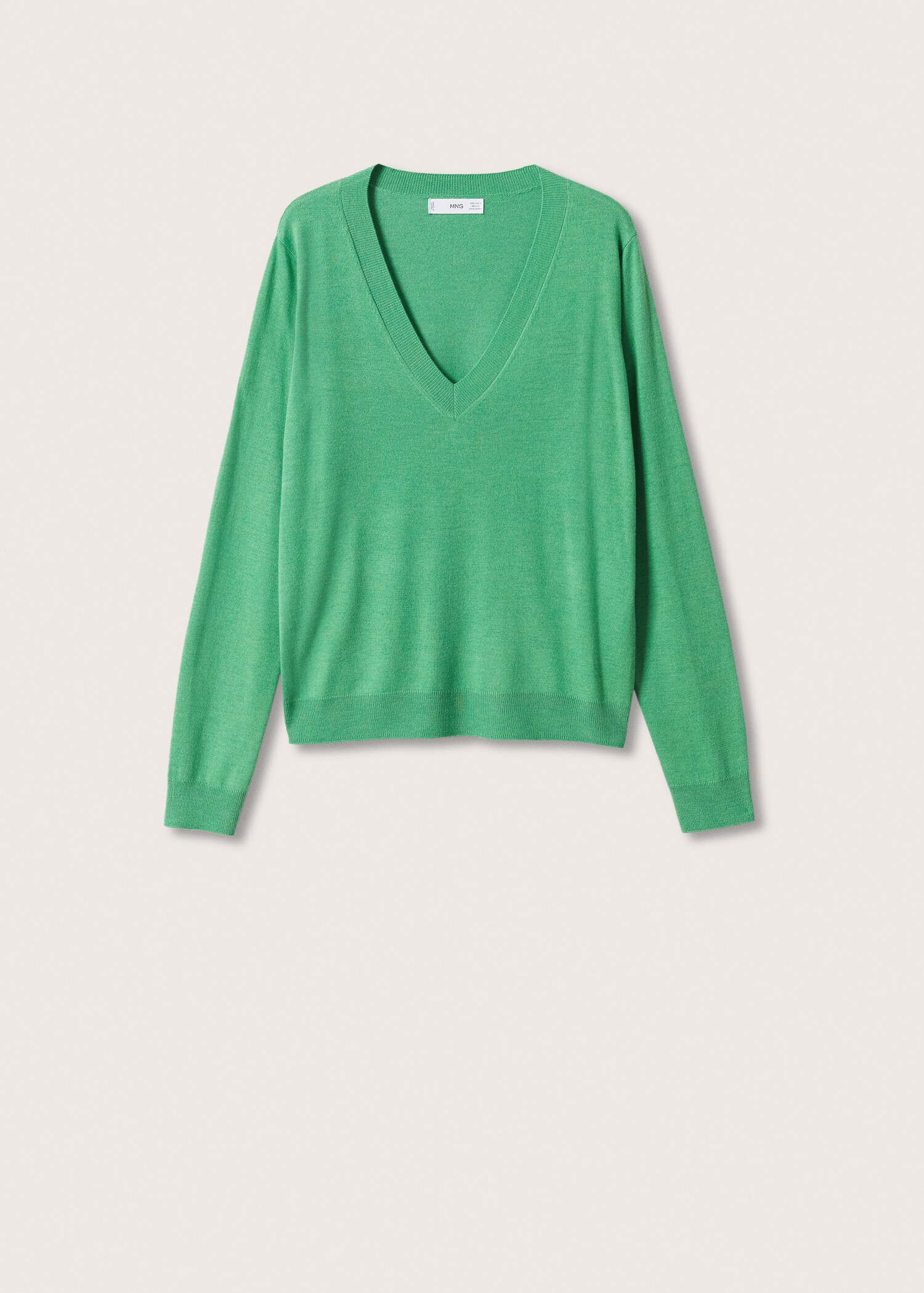 V-neck knit sweater - Article without model