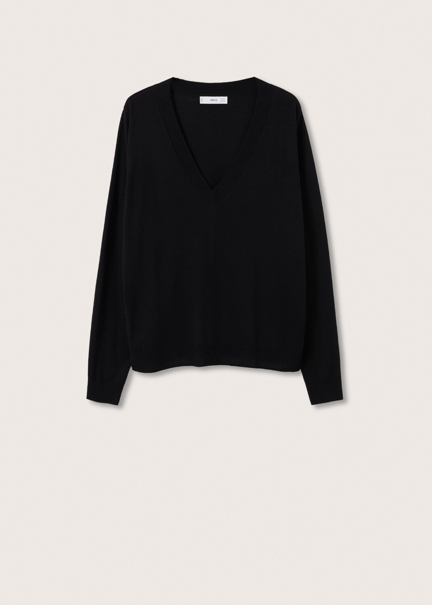 V-neck knit sweater - Article without model
