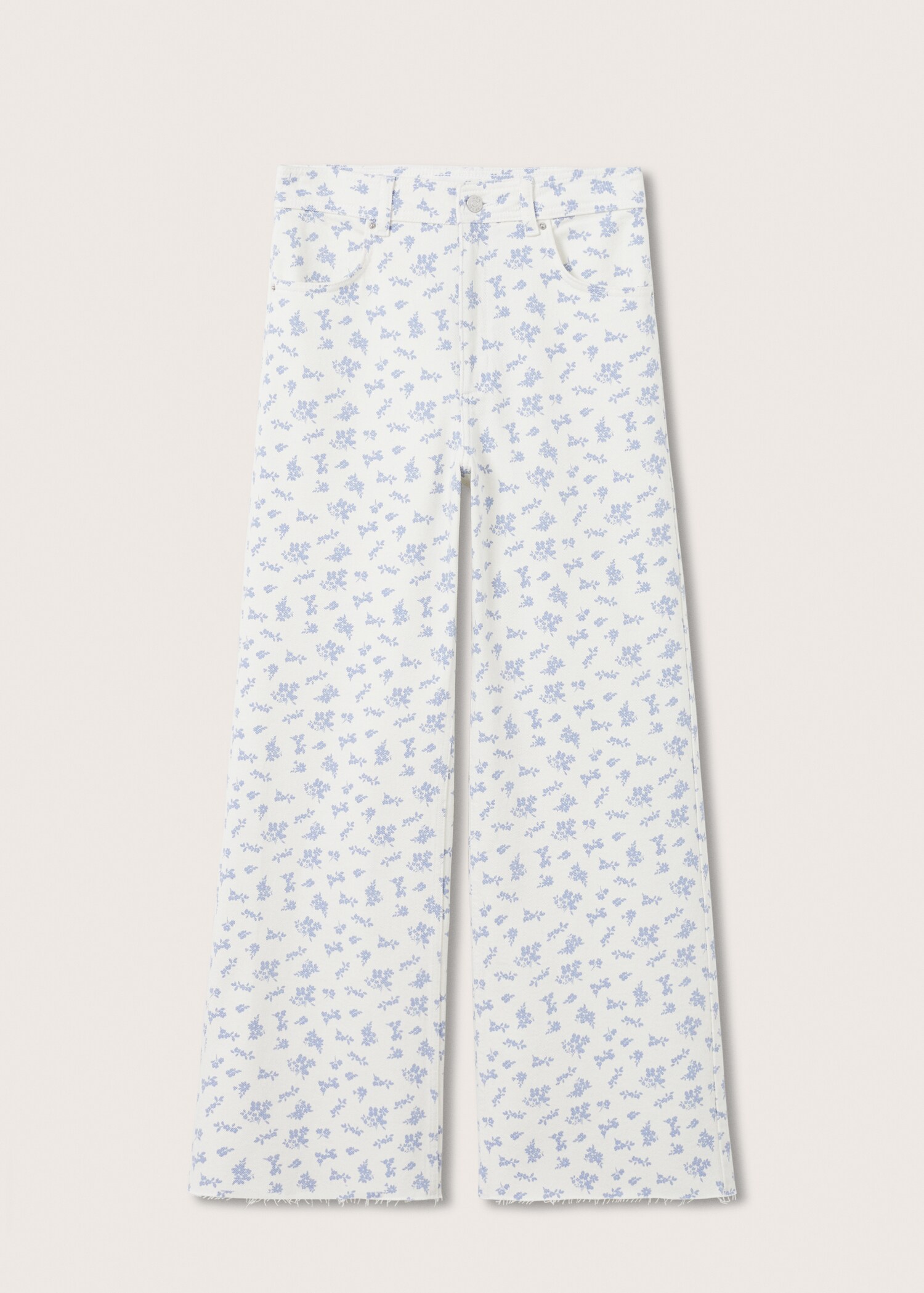 Džíny culottes s vysokým pasem - Zboží bez modelu