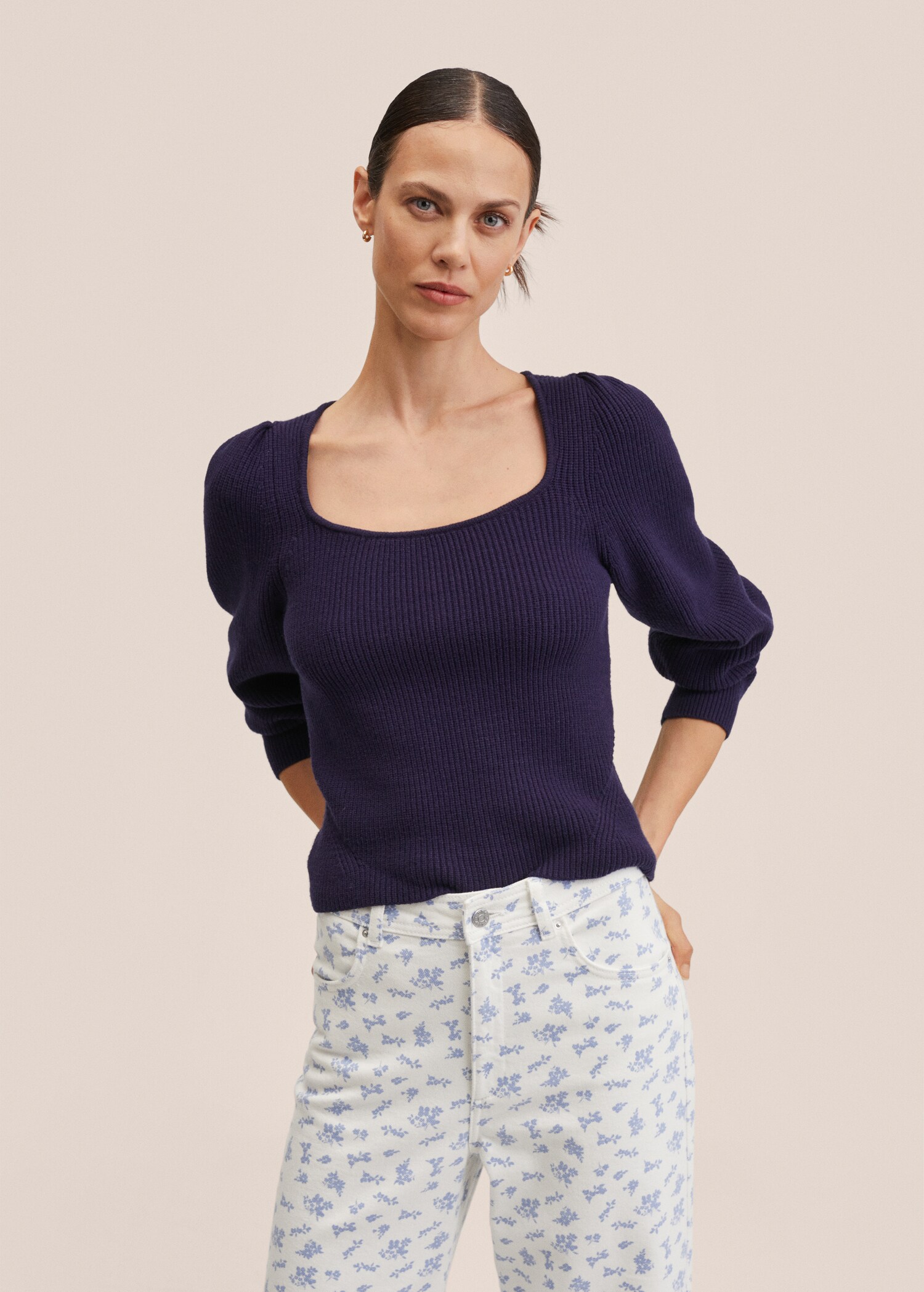 Džíny culottes s vysokým pasem - Detail zboží 1