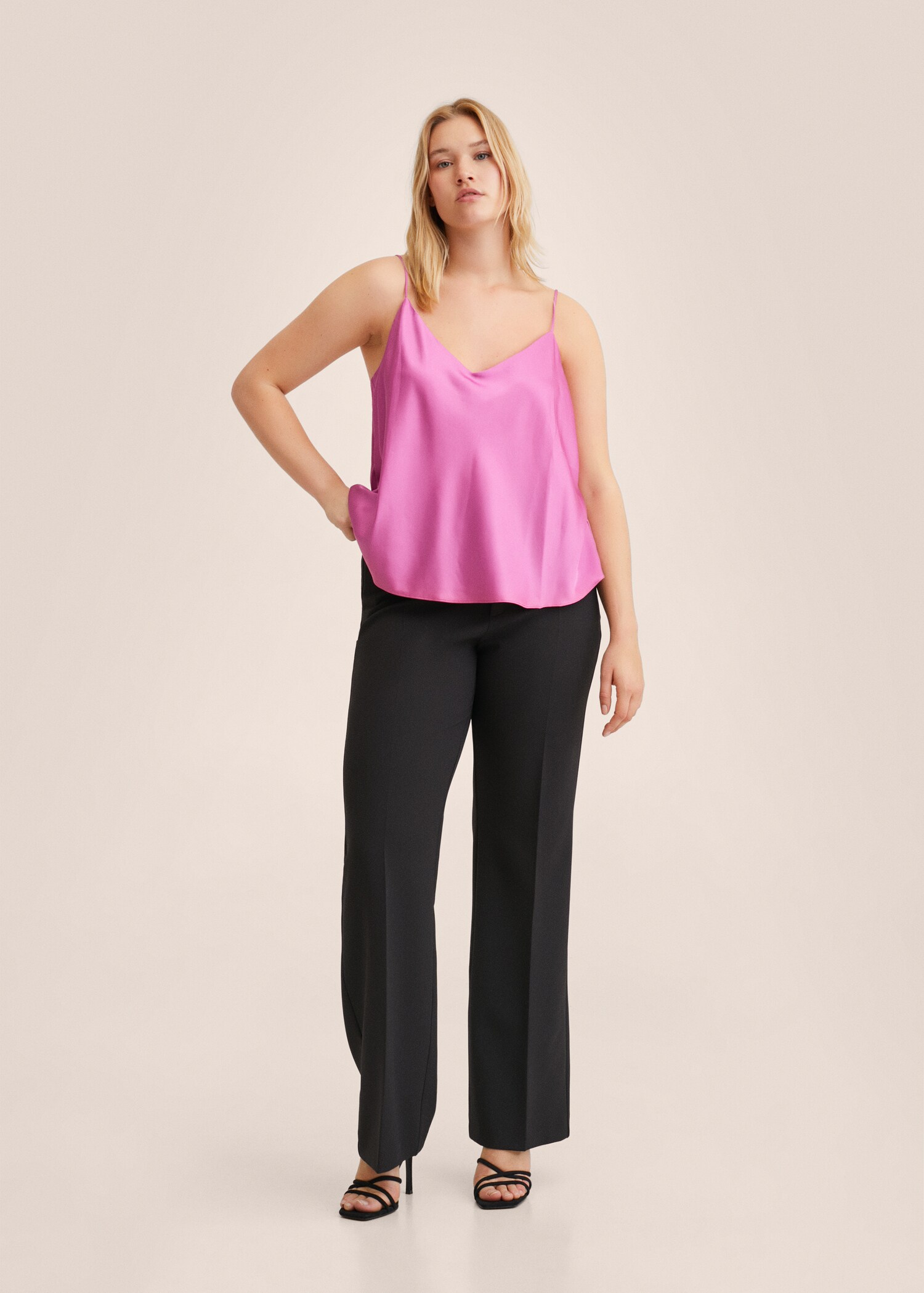 Satin lace top - Details of the article 3