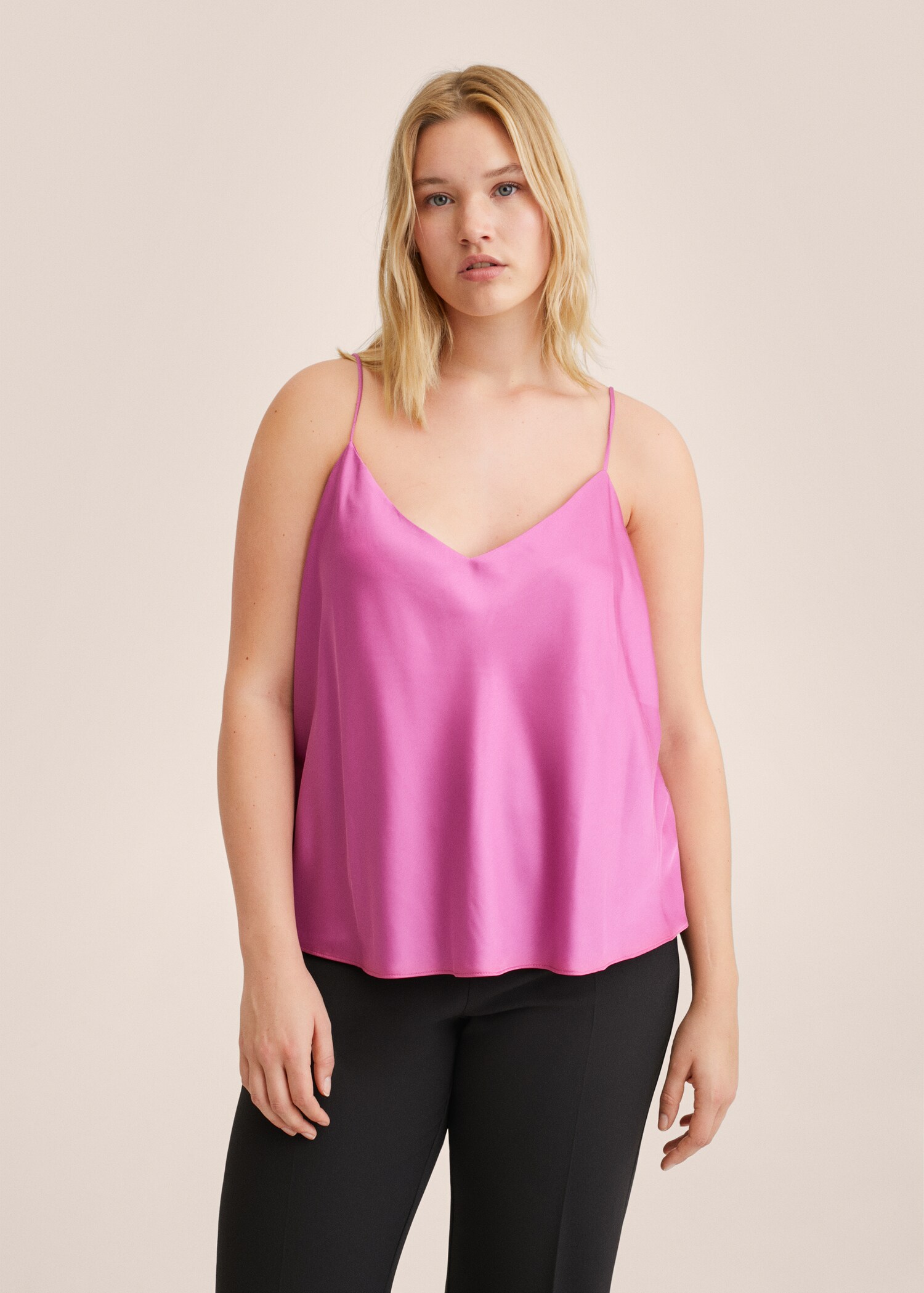 Satin lace top - Details of the article 4