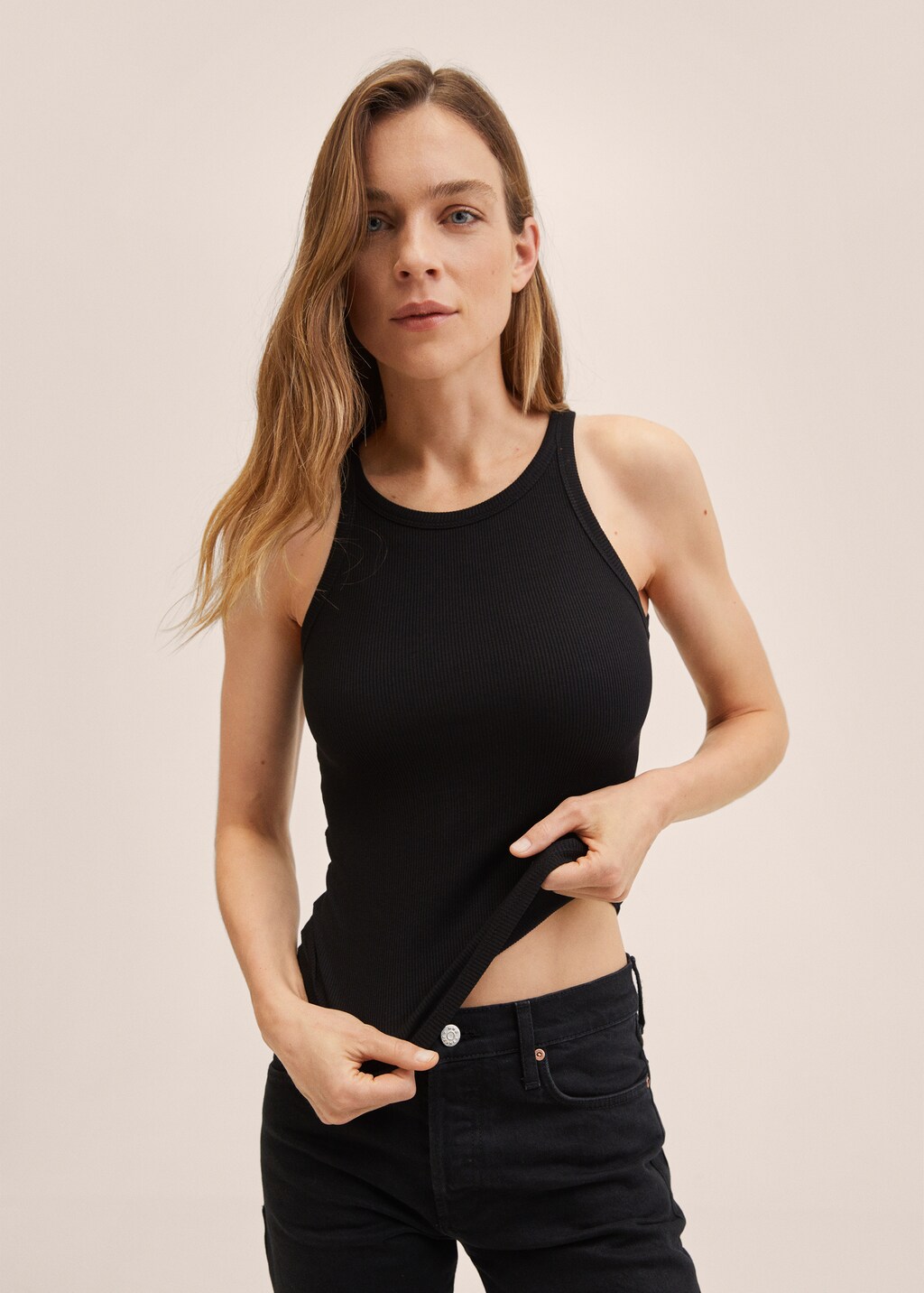 Basic tanktop dames online