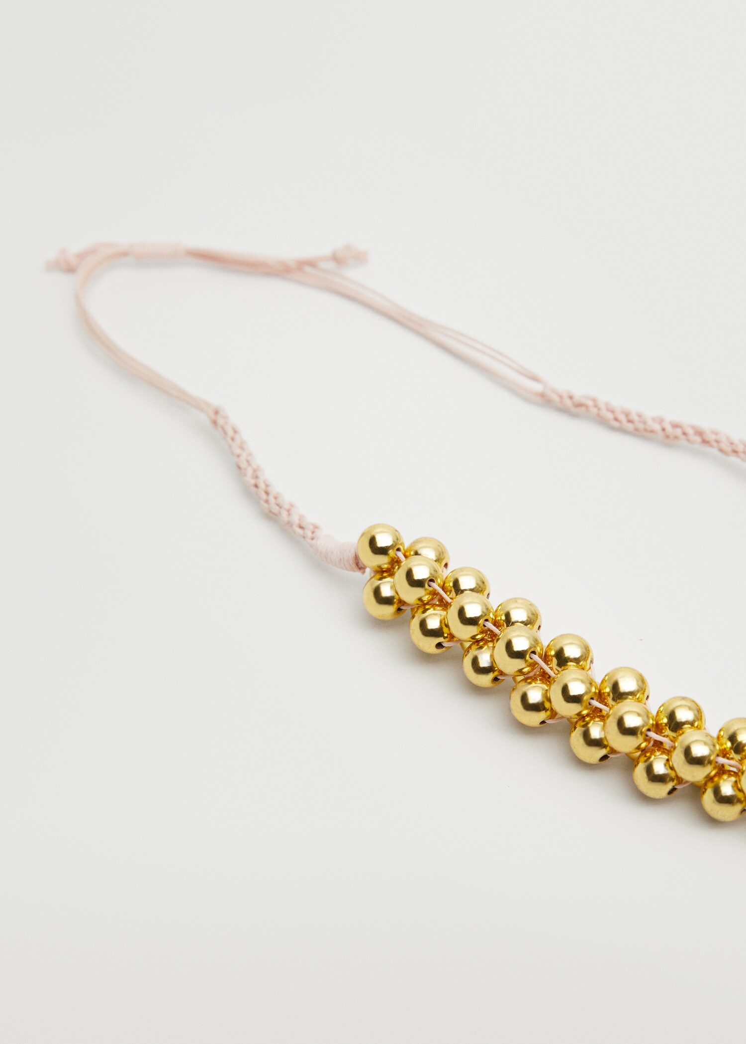 Collar abalorios borlas - Plano medio