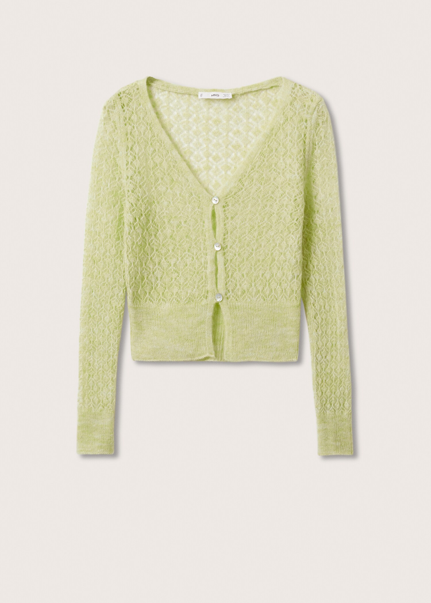 Úpletový kardigan crop - Zboží bez modelu