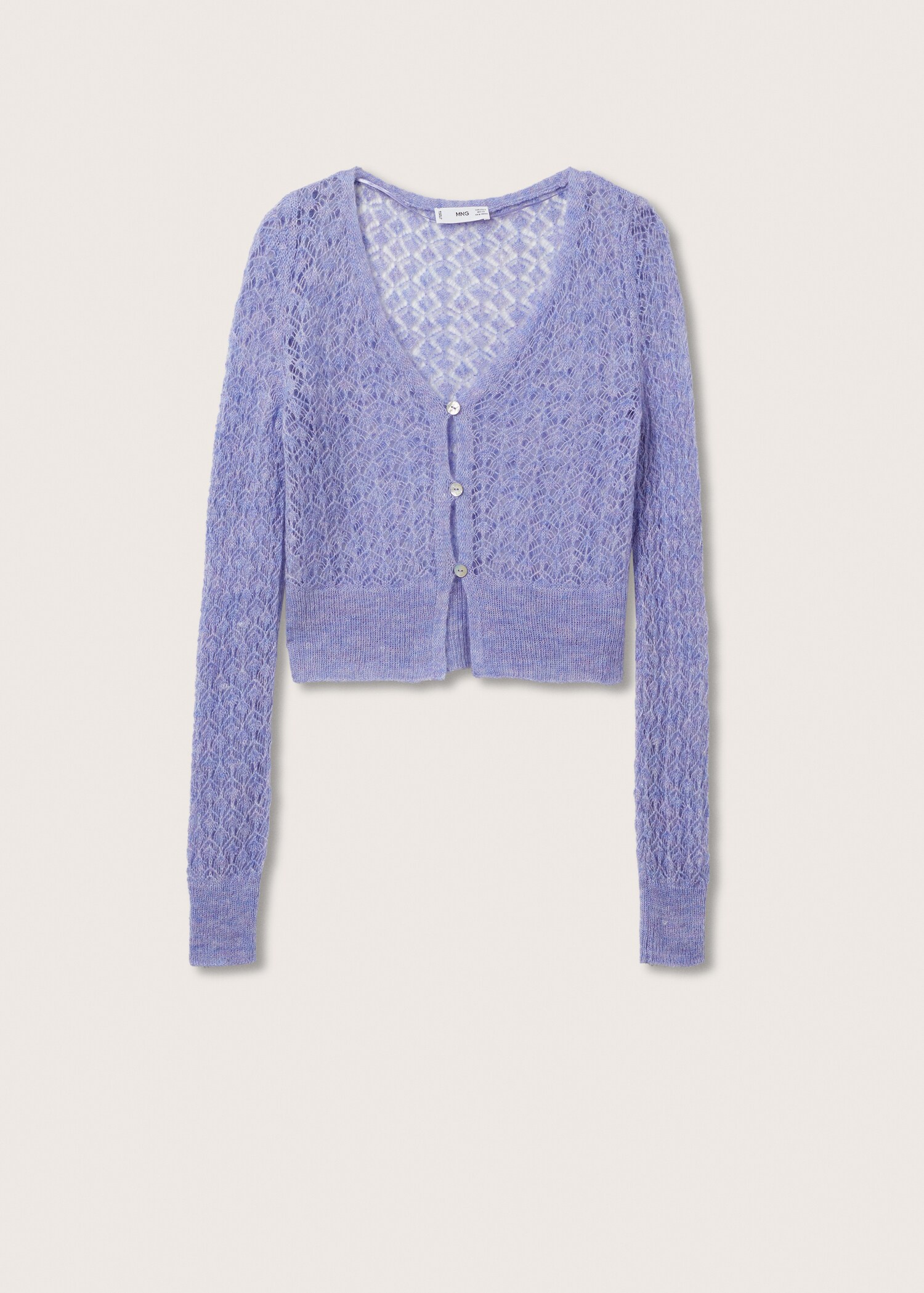 Úpletový kardigan crop - Zboží bez modelu