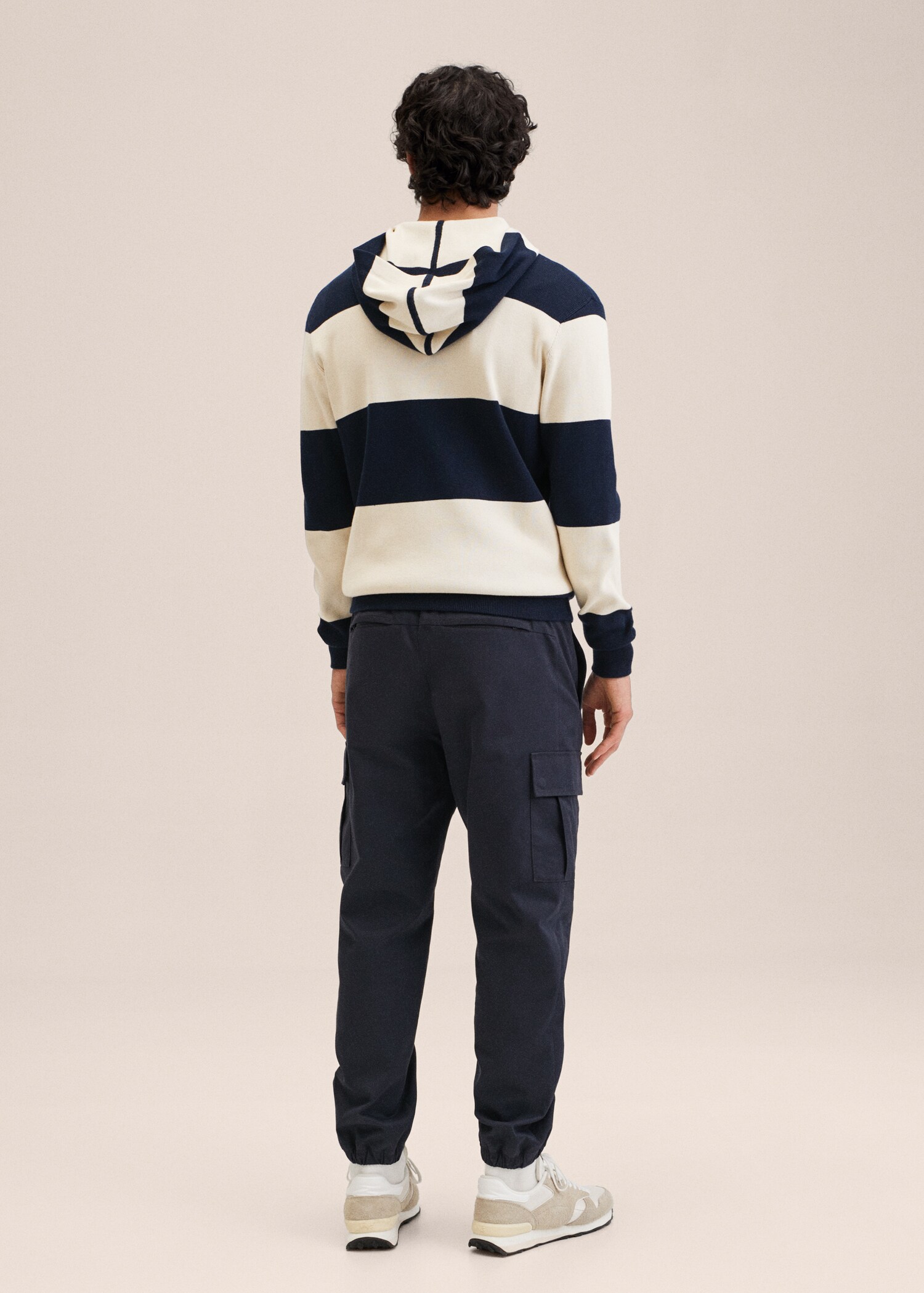 Sudadera punto rayas - Reverso del artículo