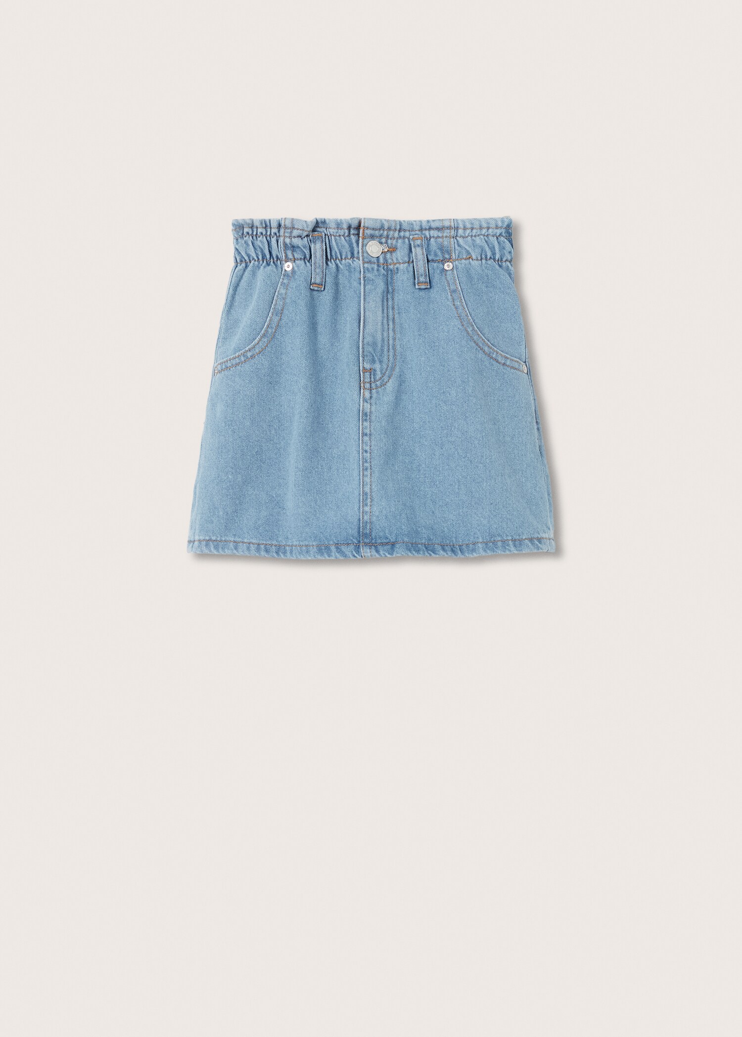 Paperbag denim skirt - Article without model
