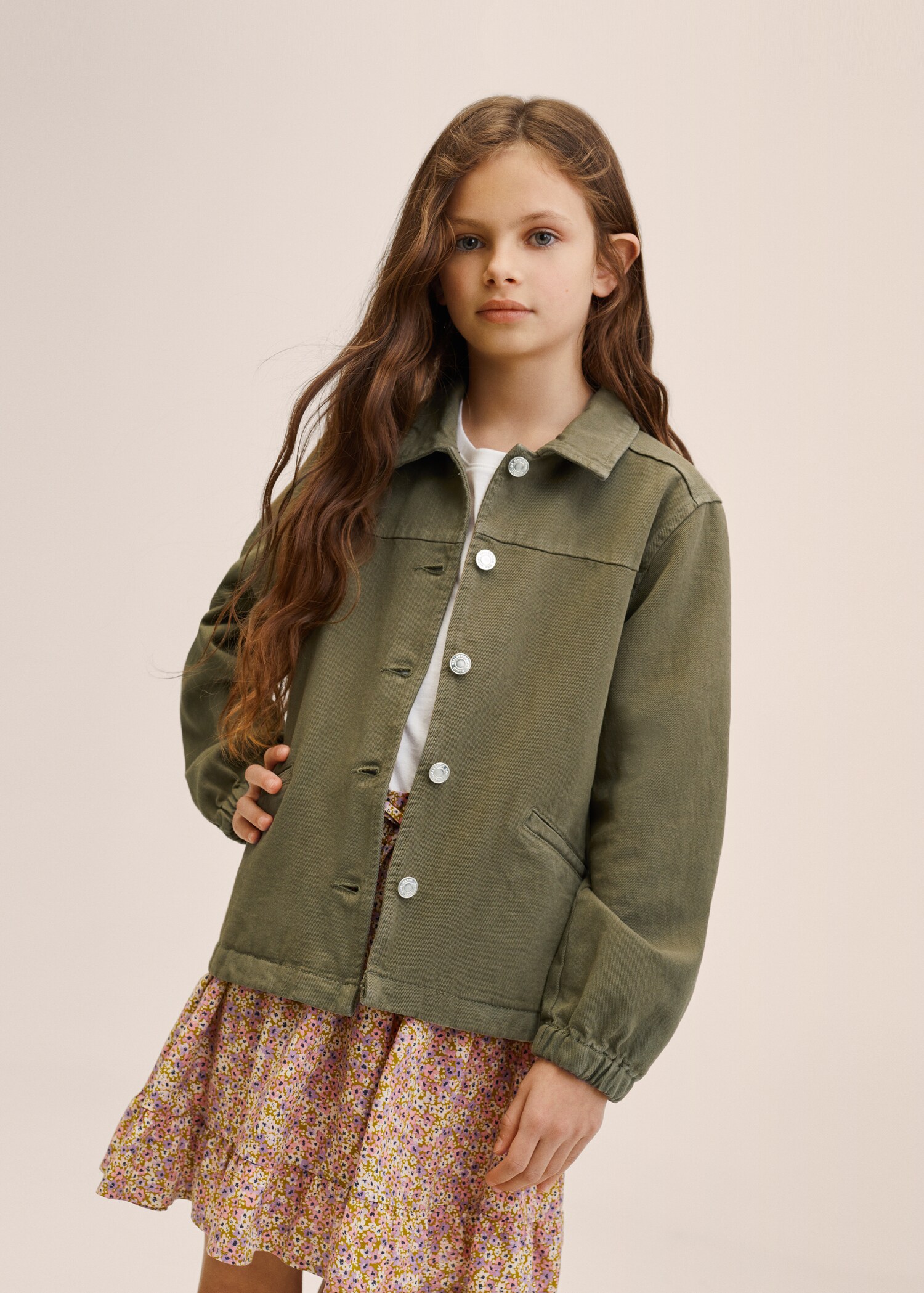 Denim cotton jacket - Medium plane