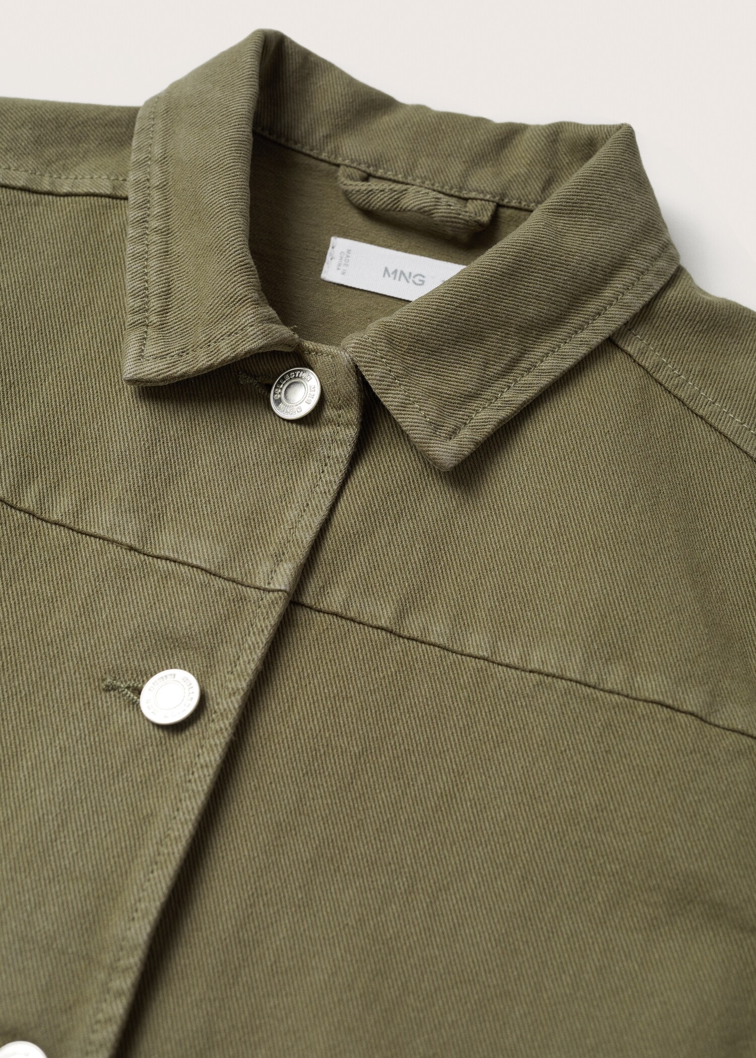 Denim cotton jacket - Details of the article 8