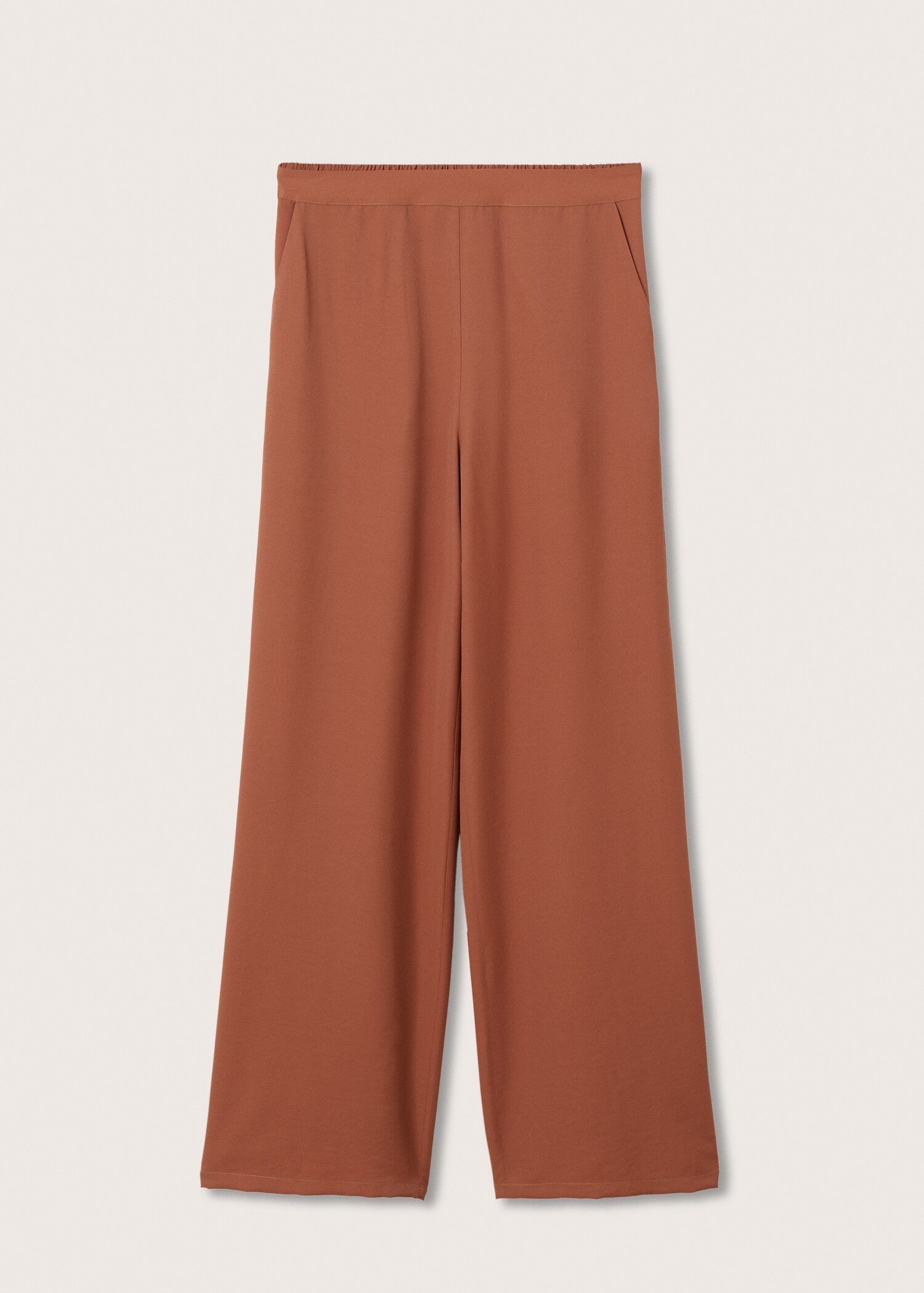 Textured flowy trousers - Article without model