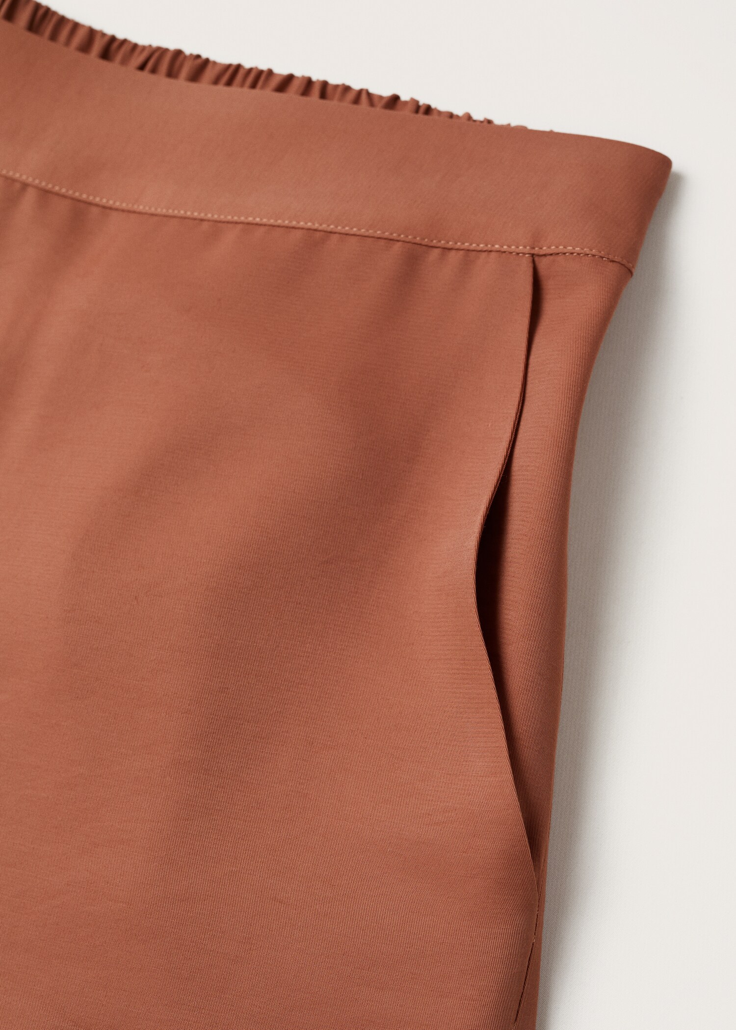 Textured flowy trousers - Details of the article 8