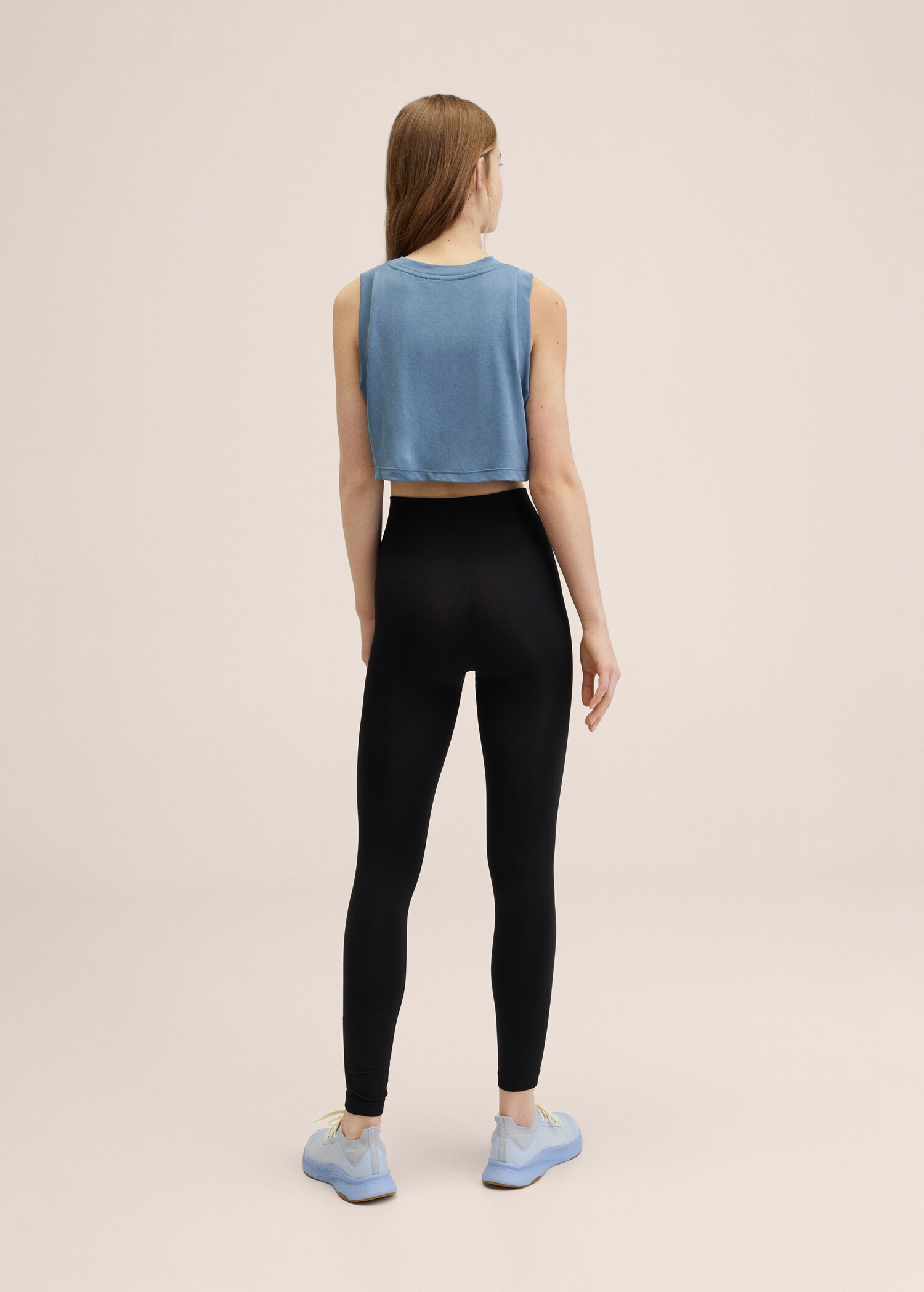 Cropped modal t-shirt - Reverse of the article