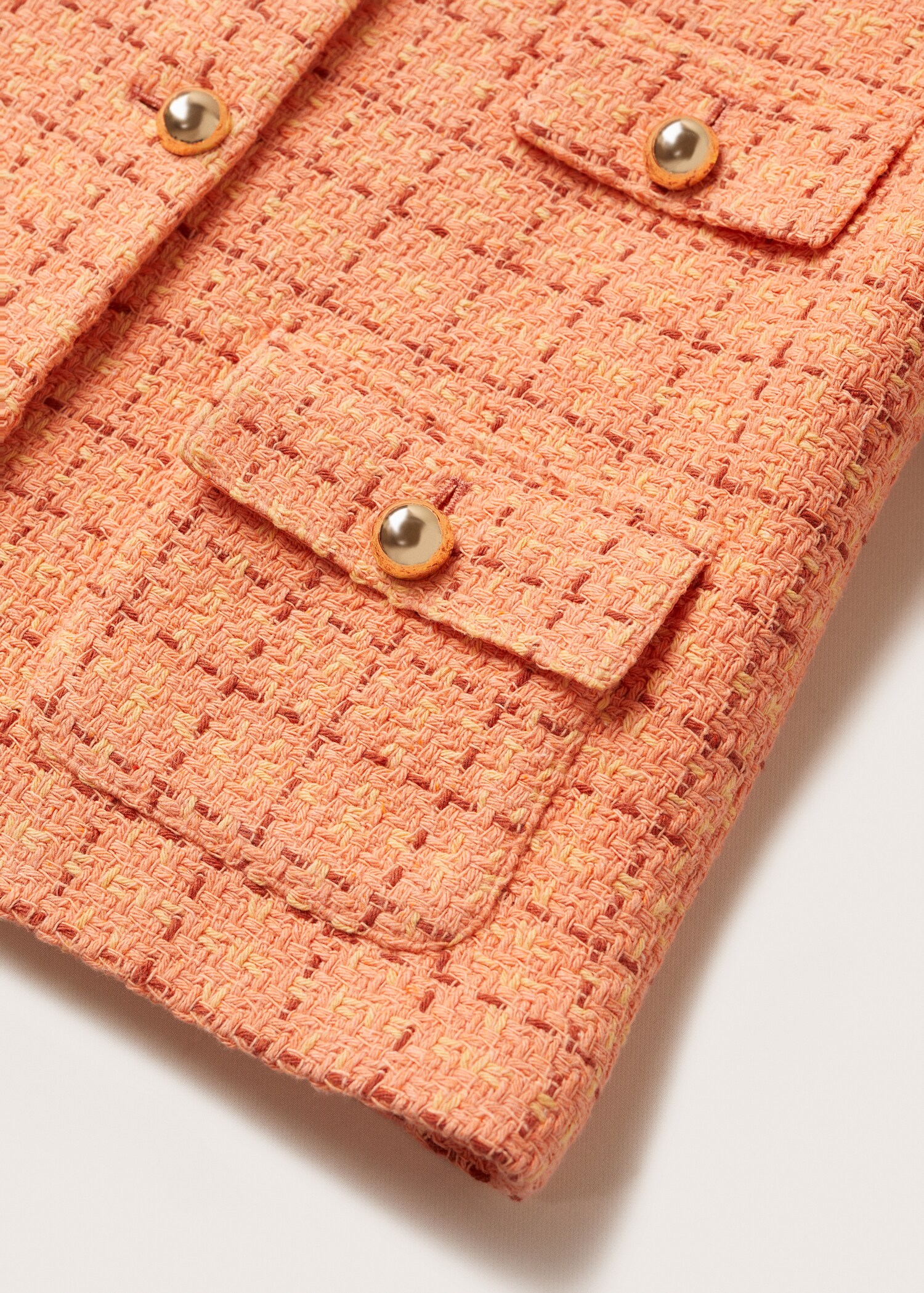Chaqueta tweed bolsillos - Detalle del artículo 8