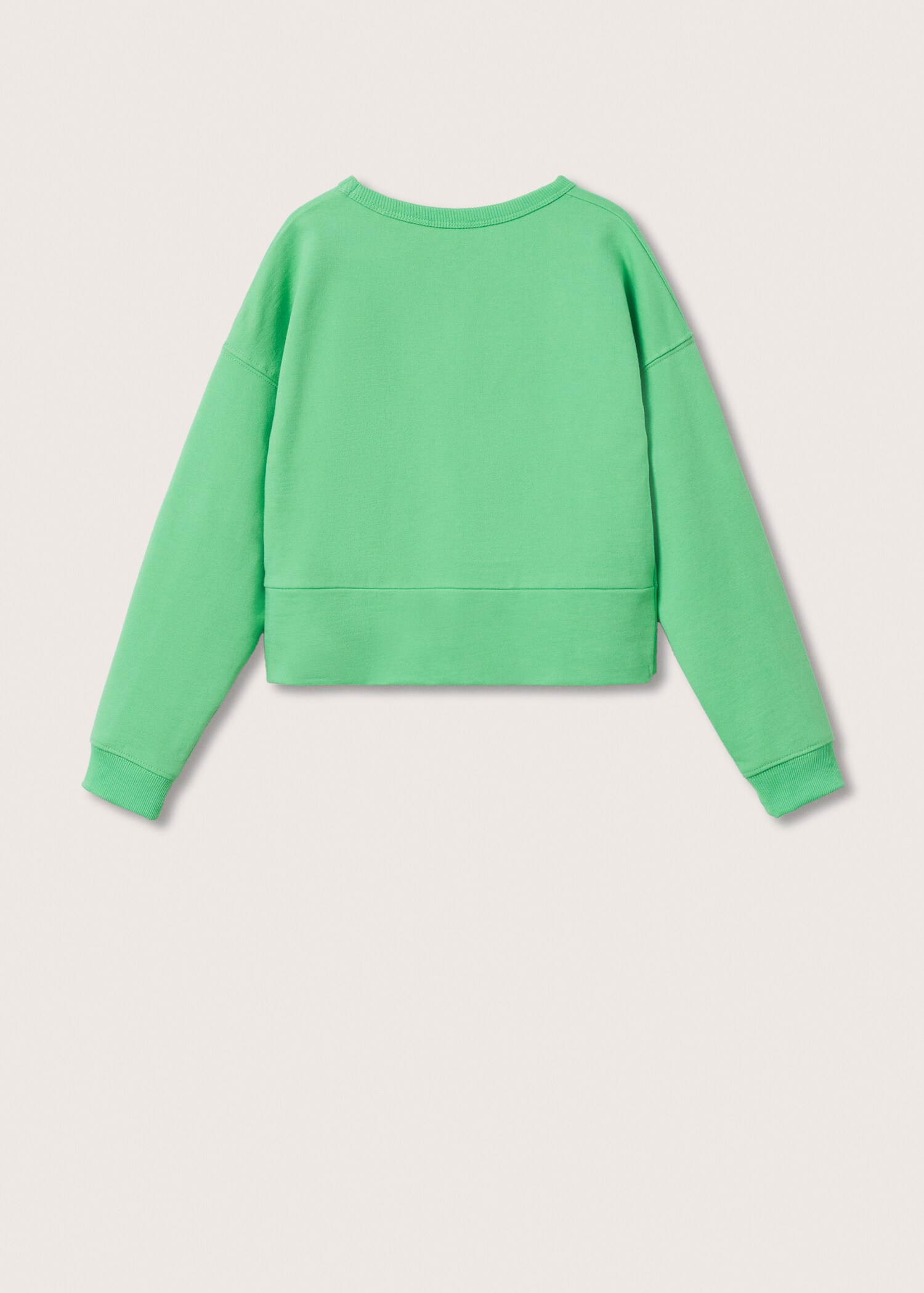 Sudadera oversize nudo - Reverso del artículo