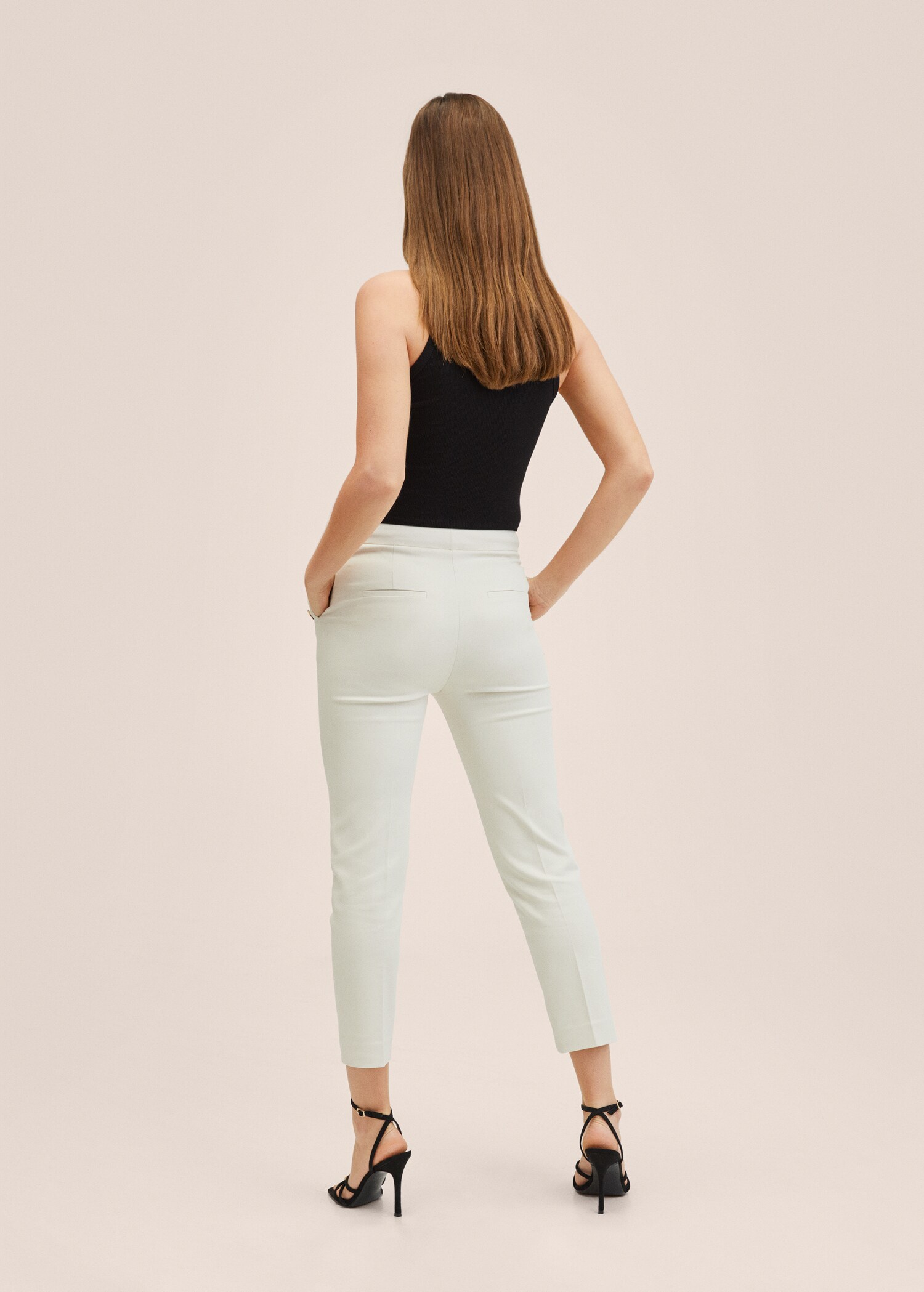 Pantalón crop botones - Reverso del artículo