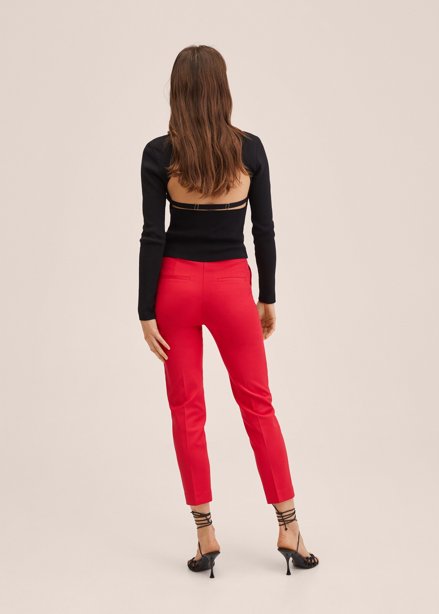 Pantalón crop botones - Reverso del artículo