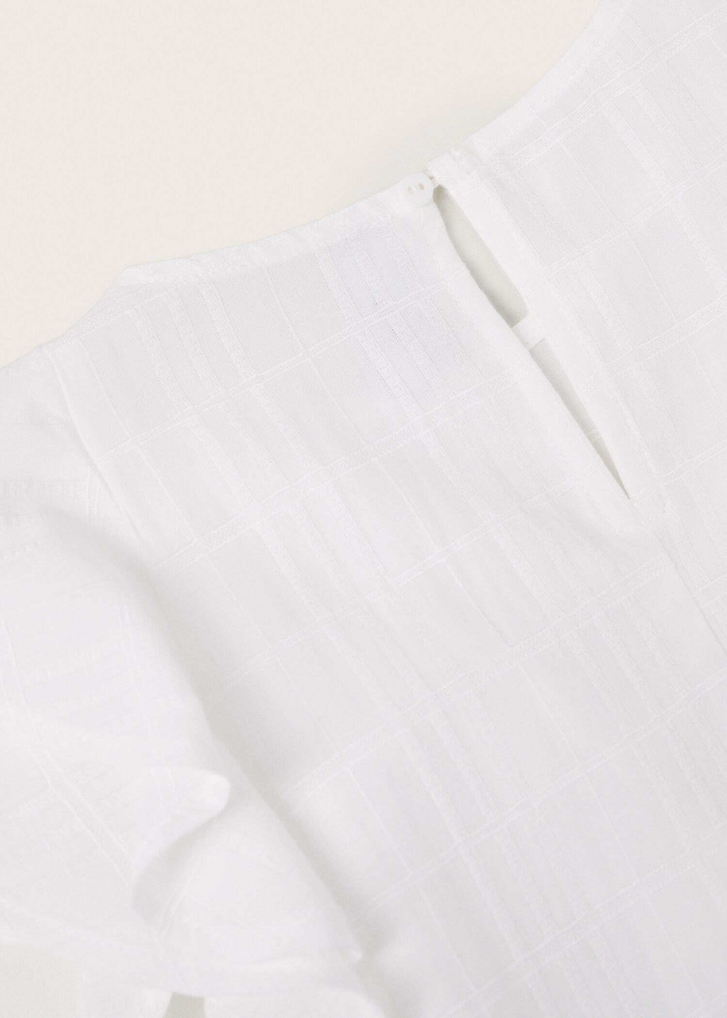 Ruffled cotton blouse - Details of the article 8