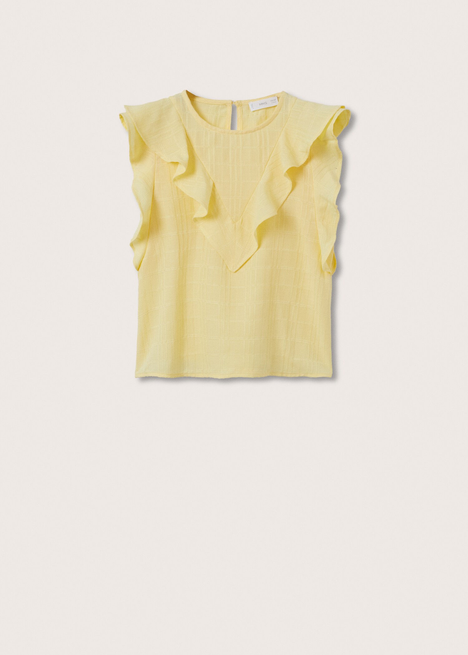 Ruffled cotton blouse - Article without model