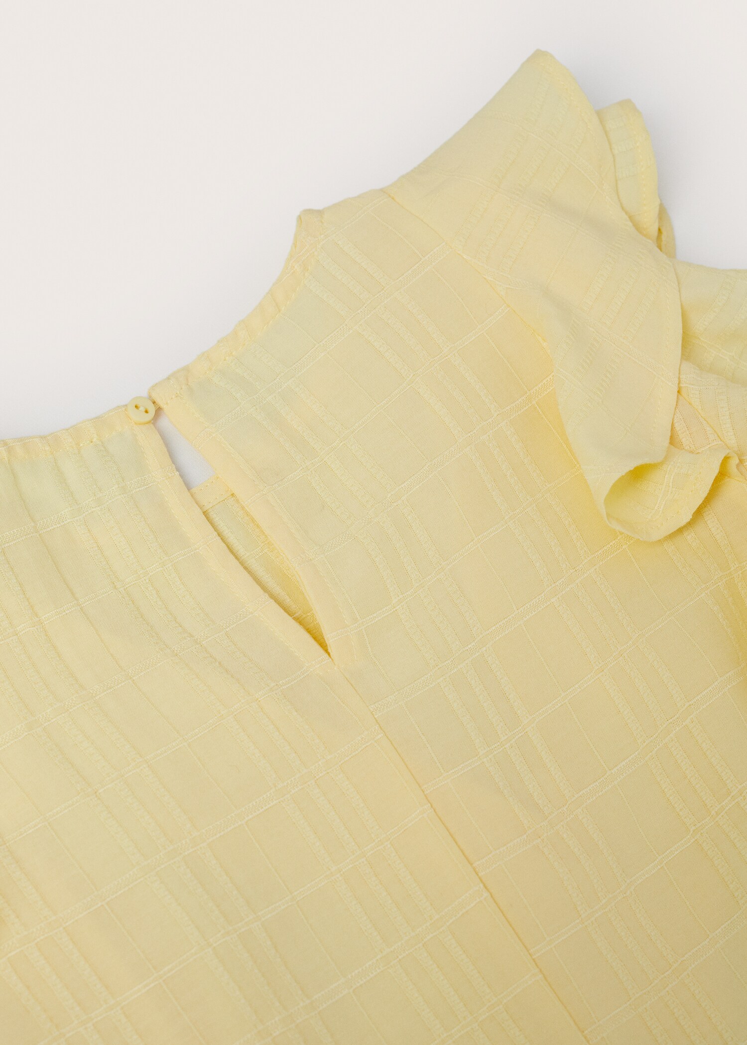 Ruffled cotton blouse - Details of the article 8