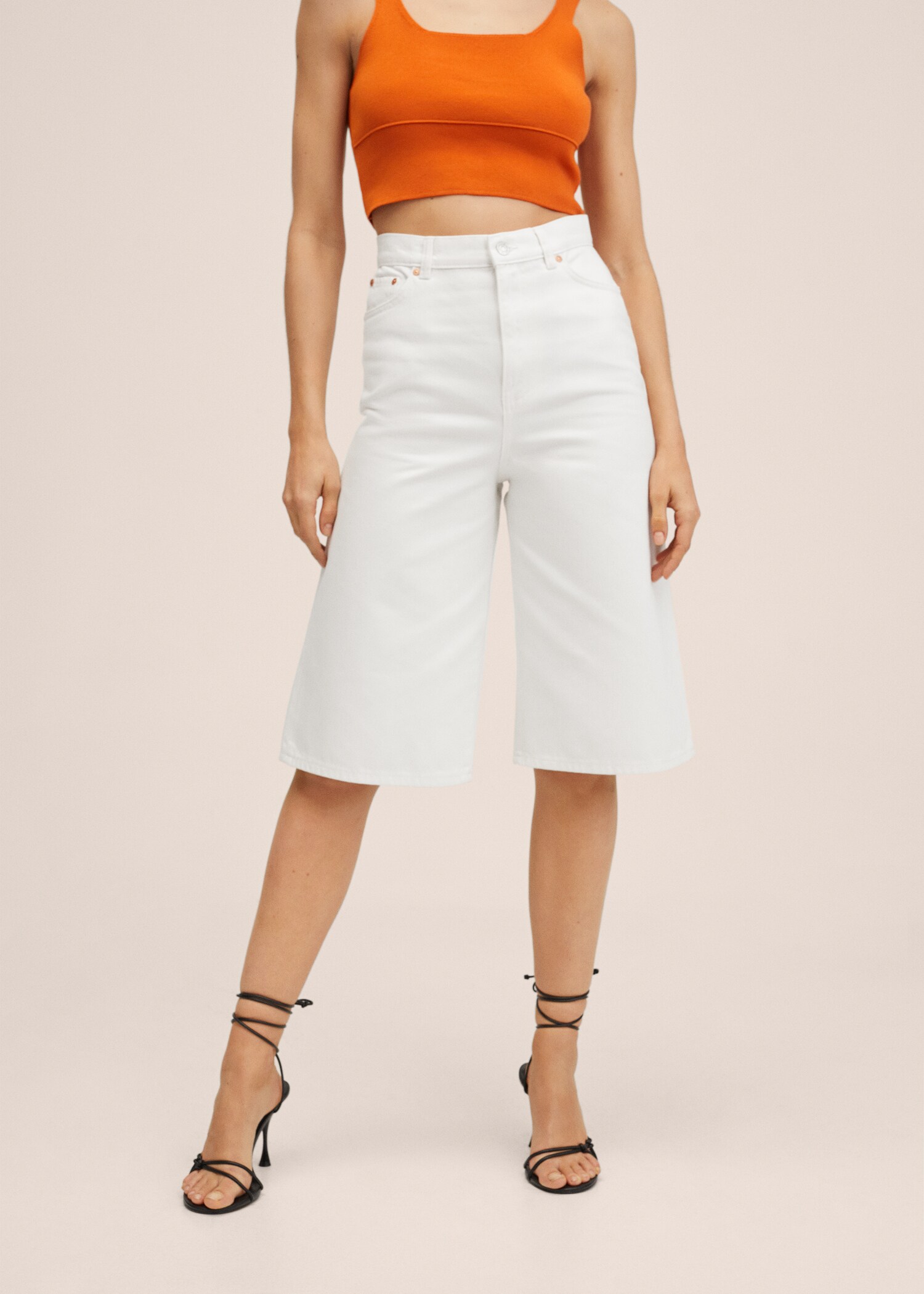 Denim Bermuda shorts - Medium plane