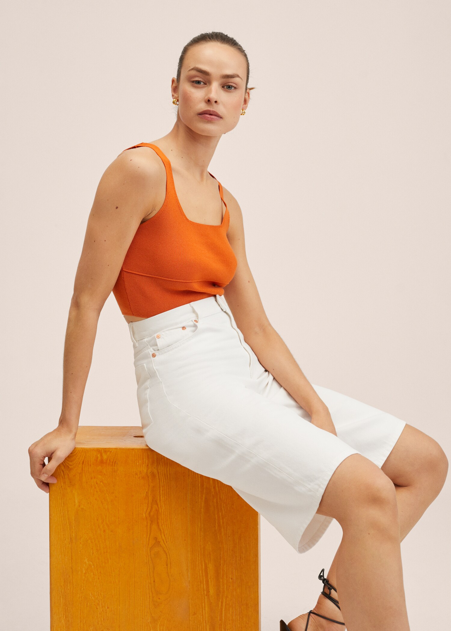 Denim Bermuda shorts - Details of the article 2