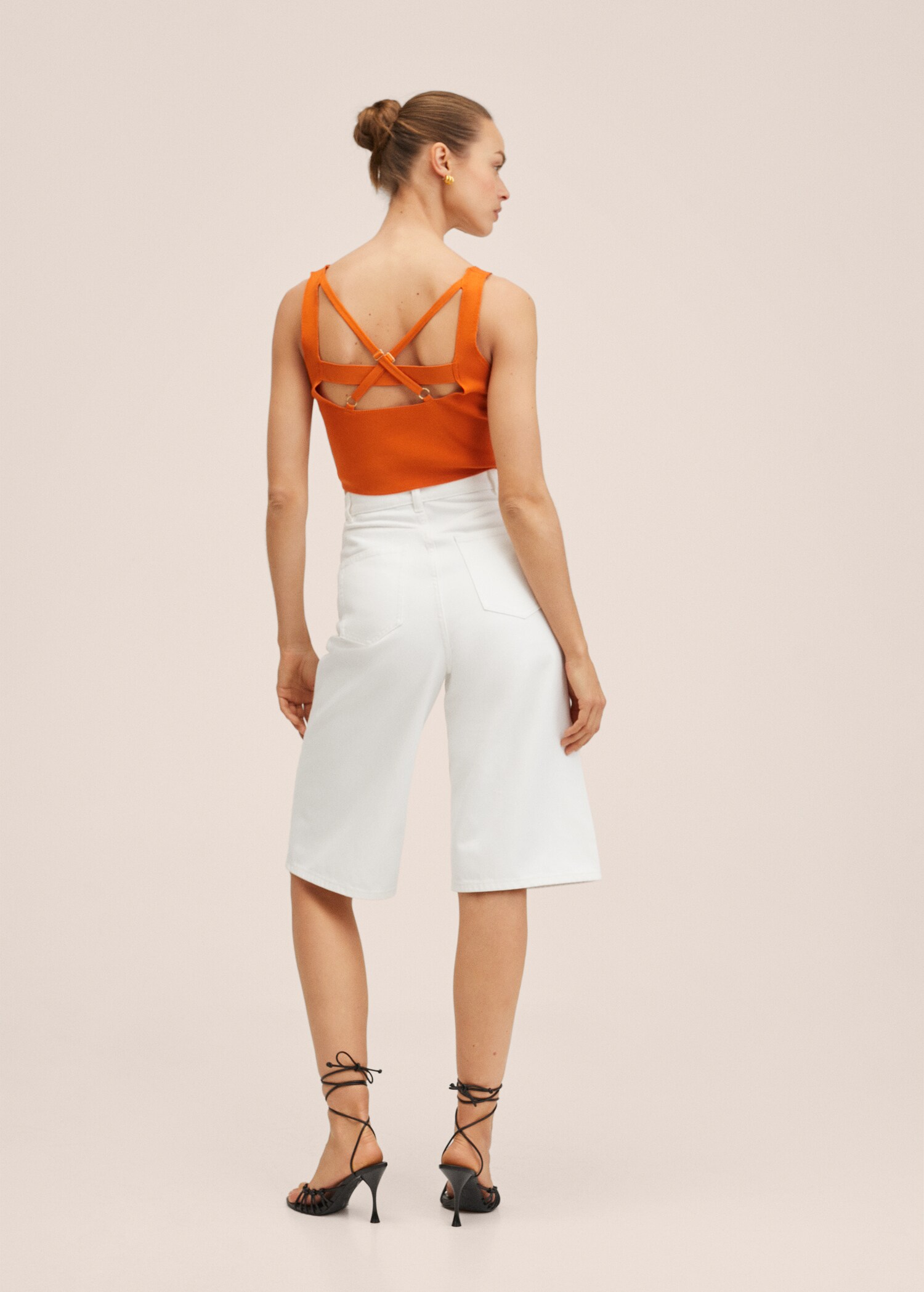 Denim Bermuda shorts - Reverse of the article