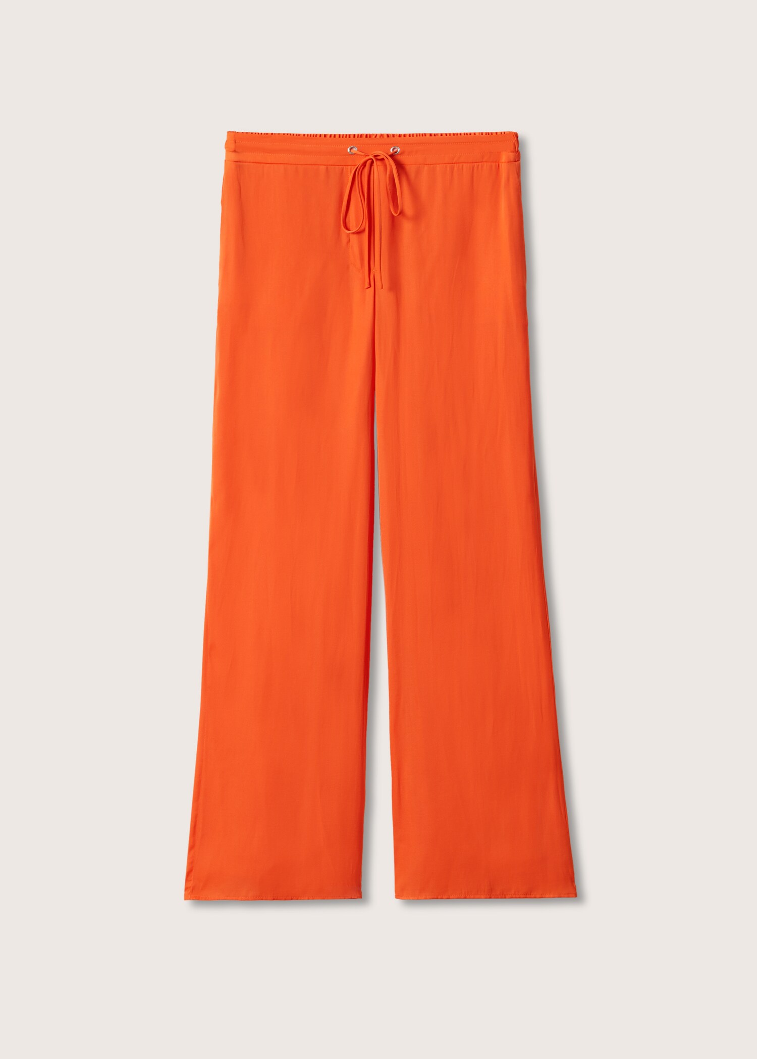 Wideleg trousers with elastic waist - Article without model