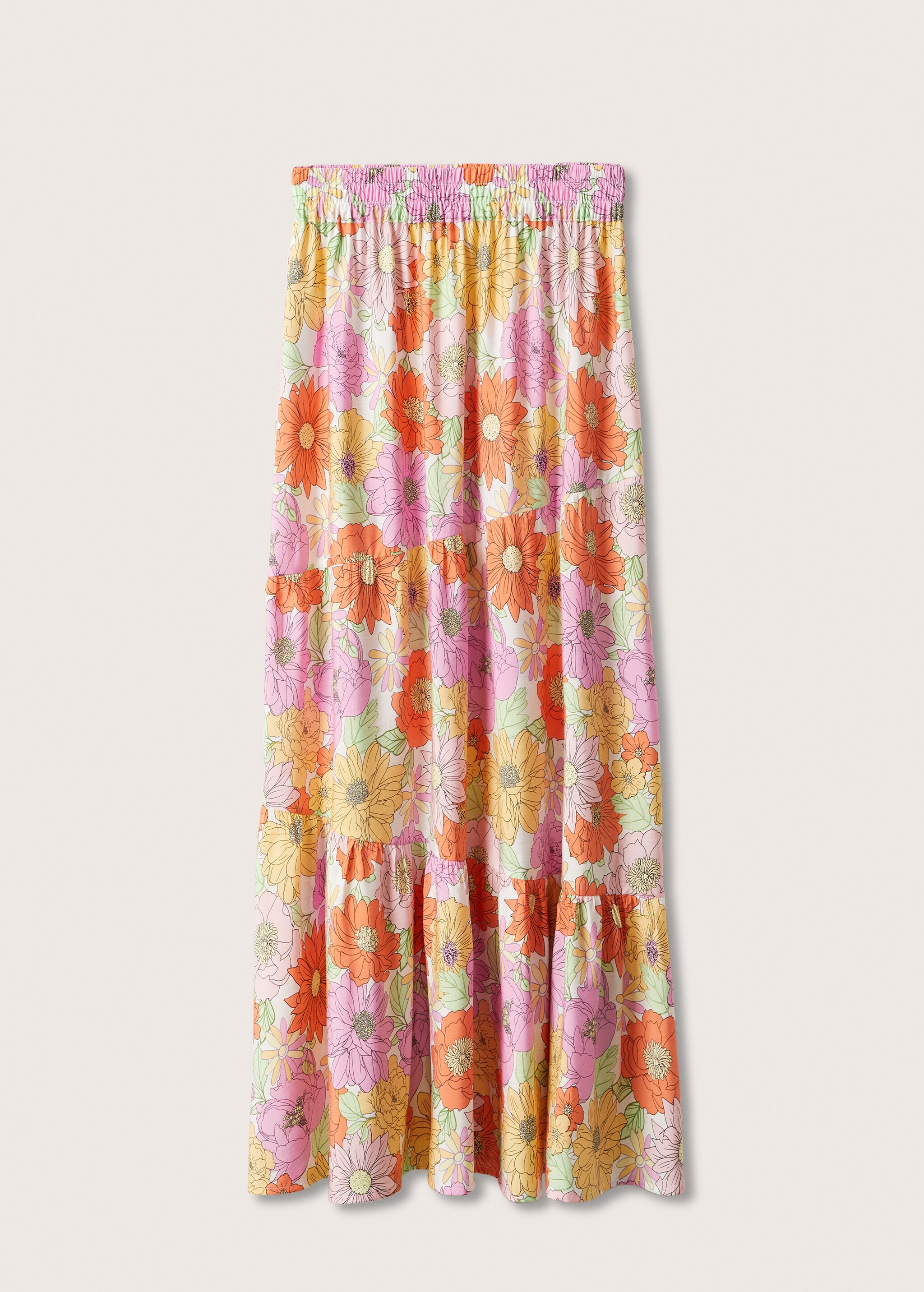 Printed ruffle skirt - Article without model