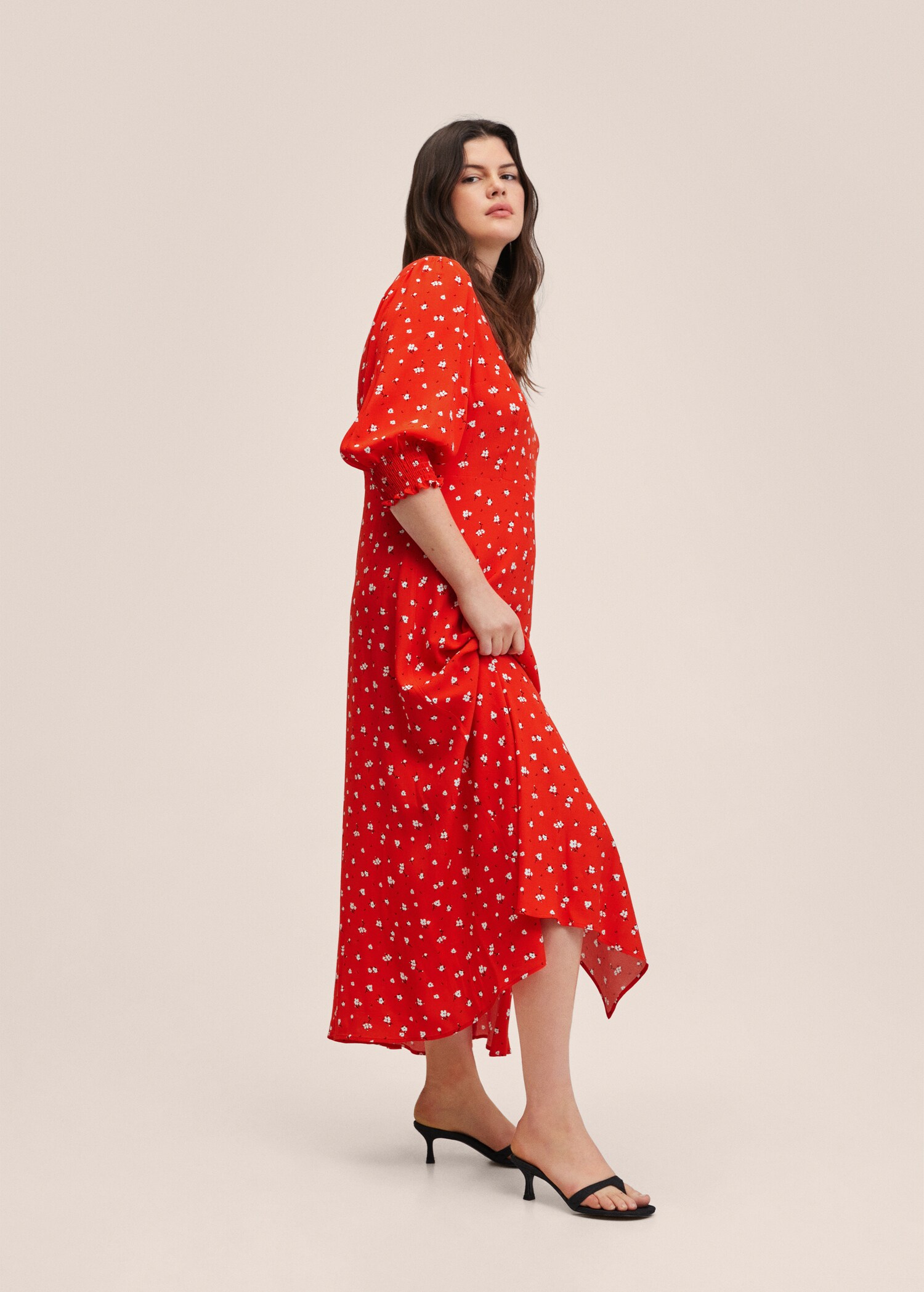 Vestido estampado flores - Detalle del artículo 3