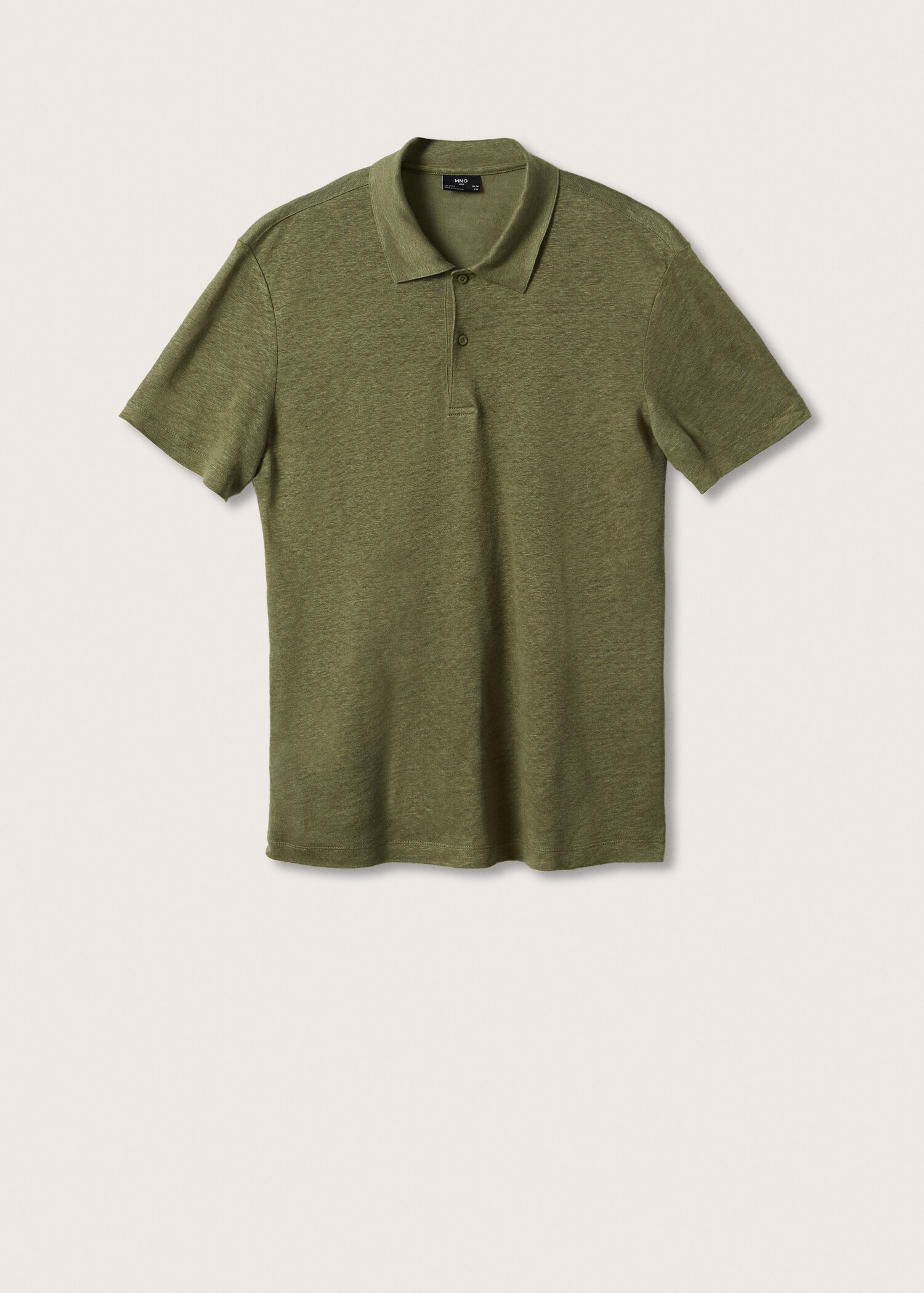 100% linen polo shirt - Article without model
