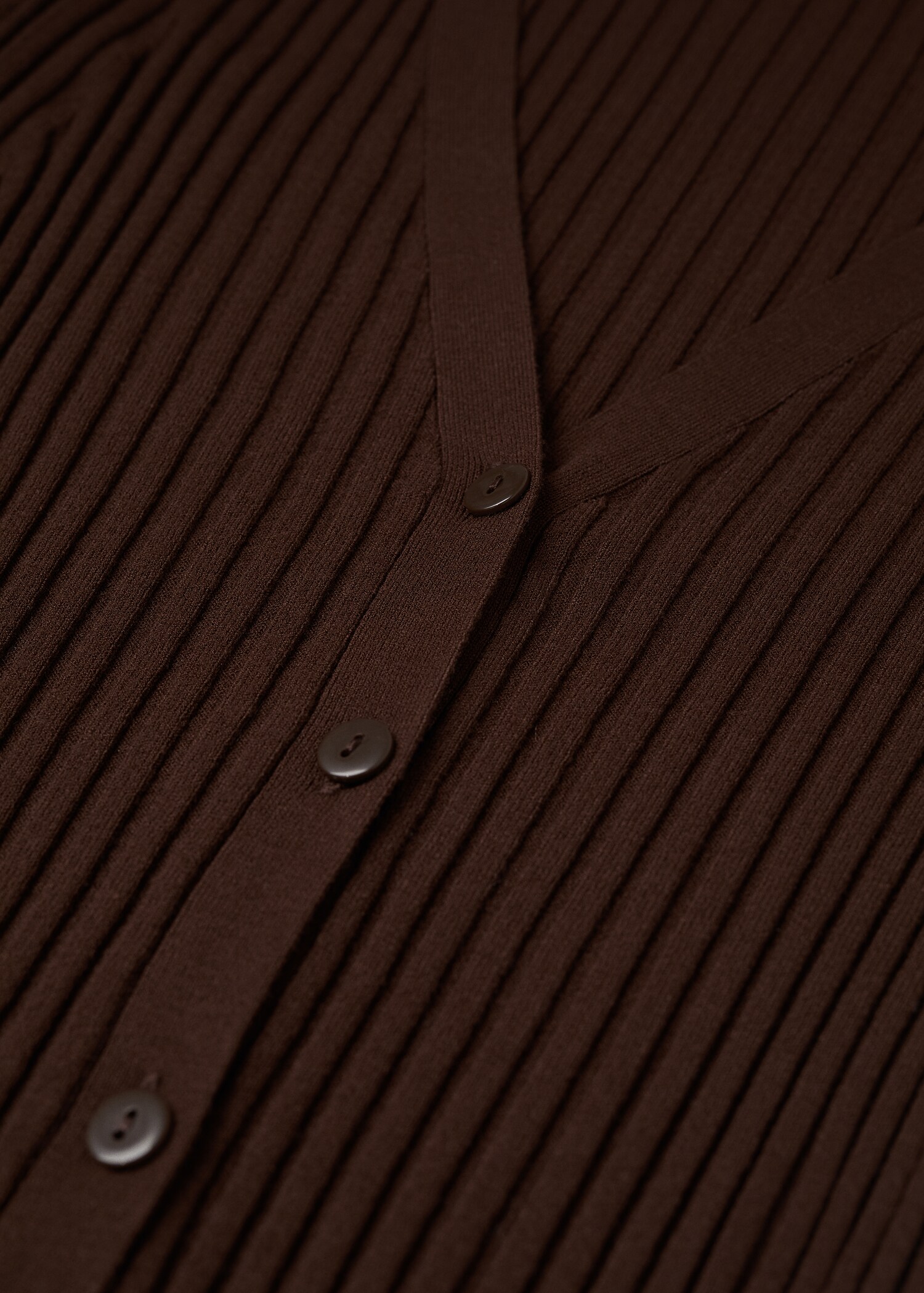 Ribbed knit cardigan - Details of the article 8