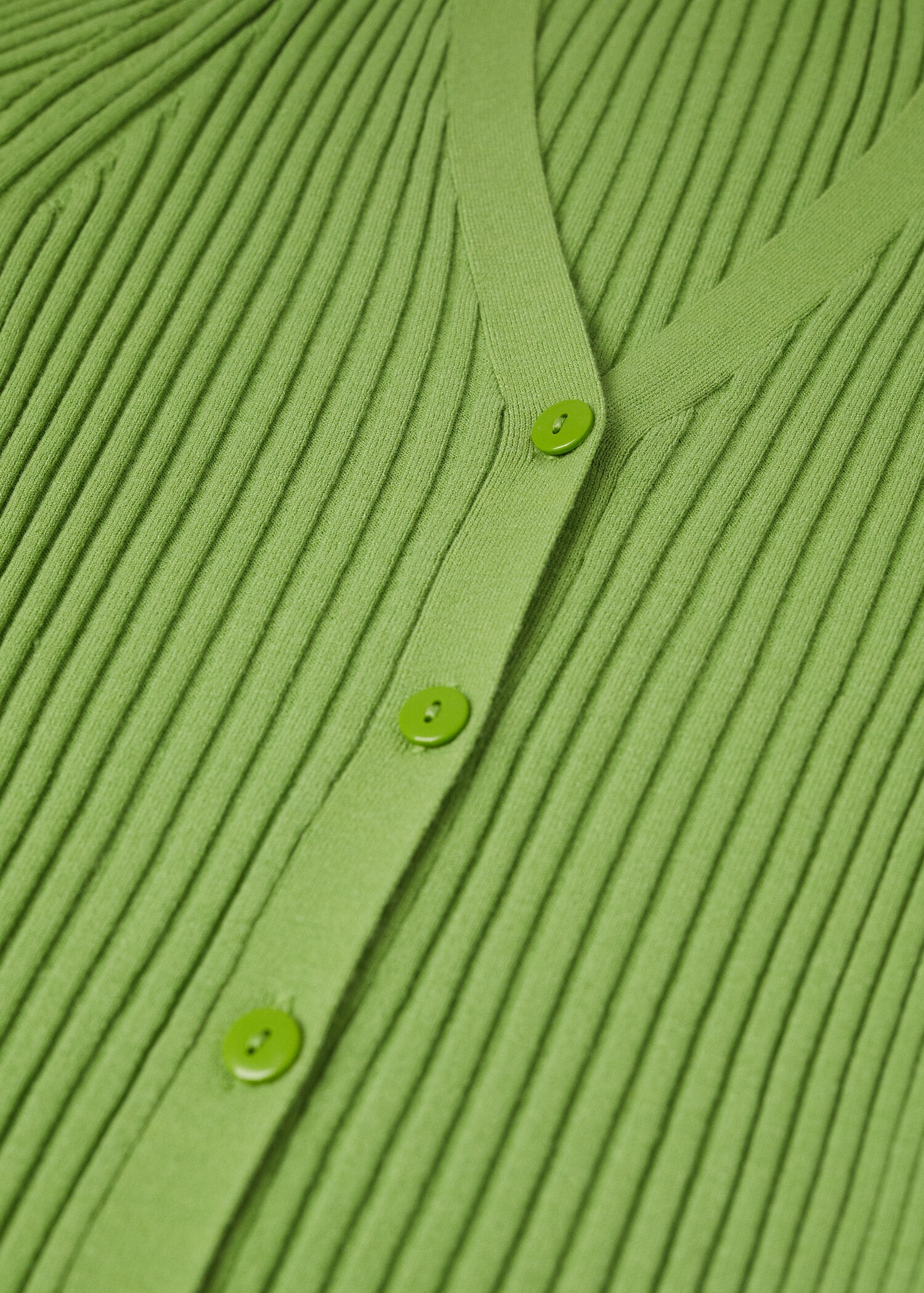 Ribbed knit cardigan - Details of the article 8
