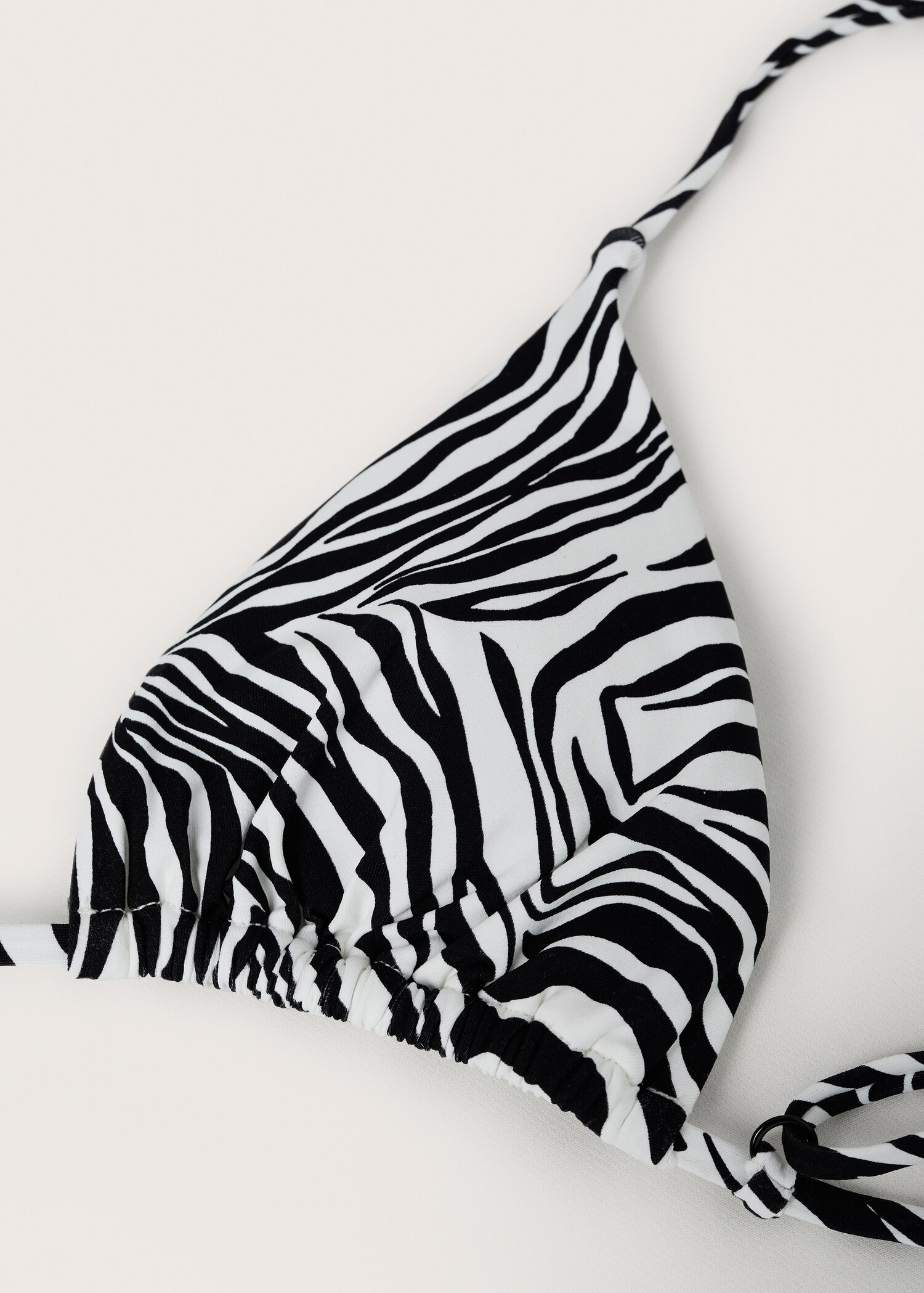 Zebra-print bikini top - Details of the article 8