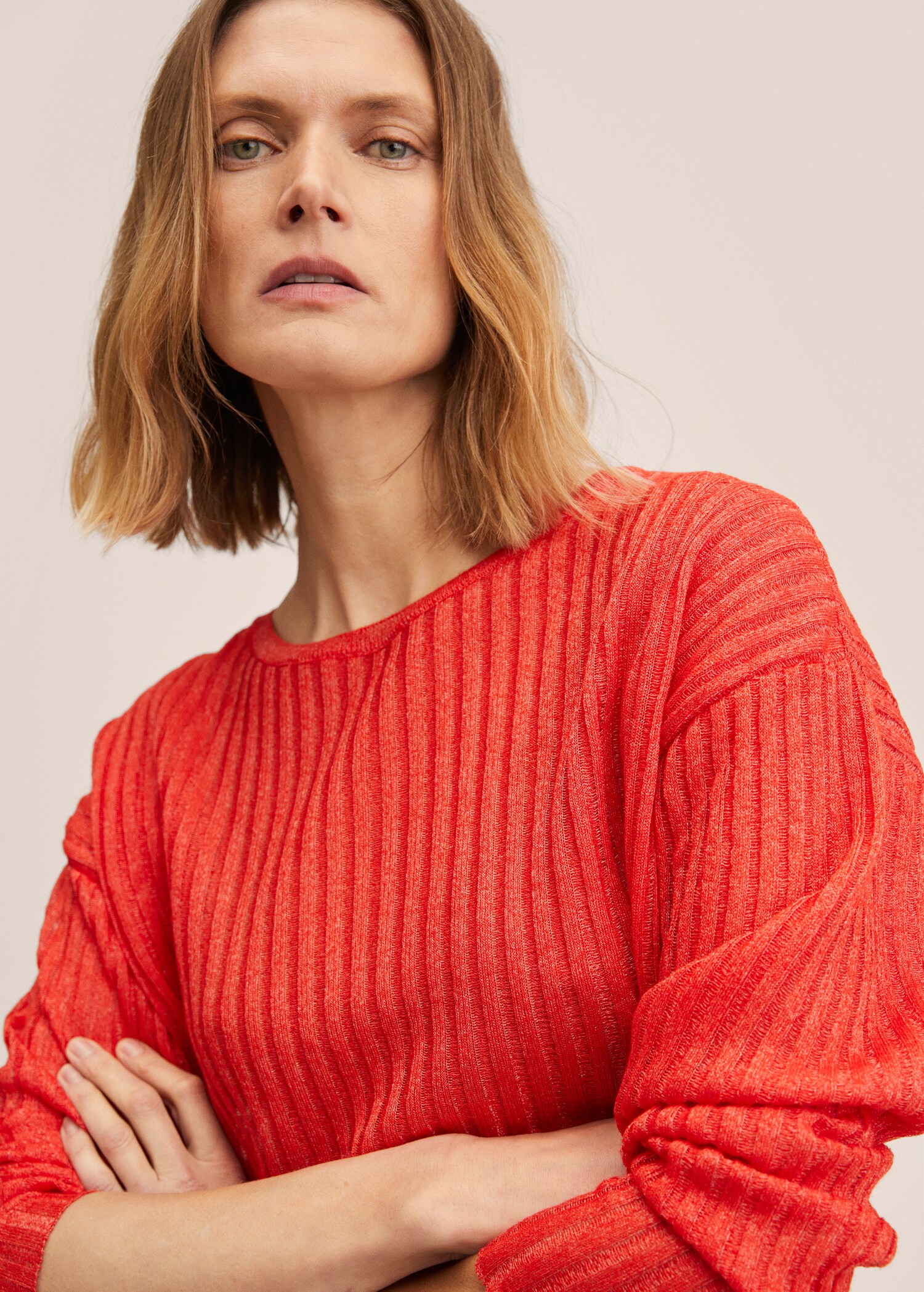 Pull-over maille côtelée - Détail de l'article 1