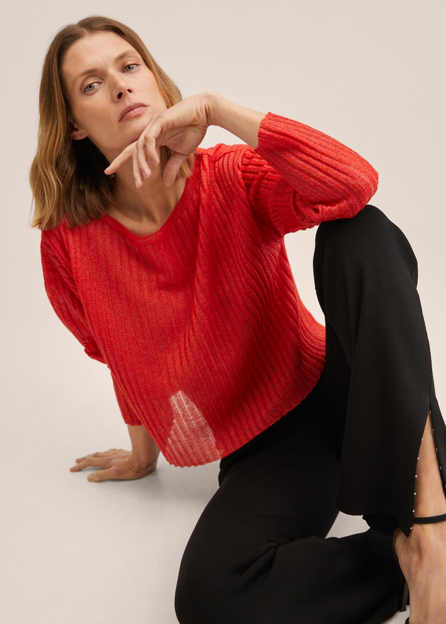 Pull-over maille côtelée - Détail de l'article 2