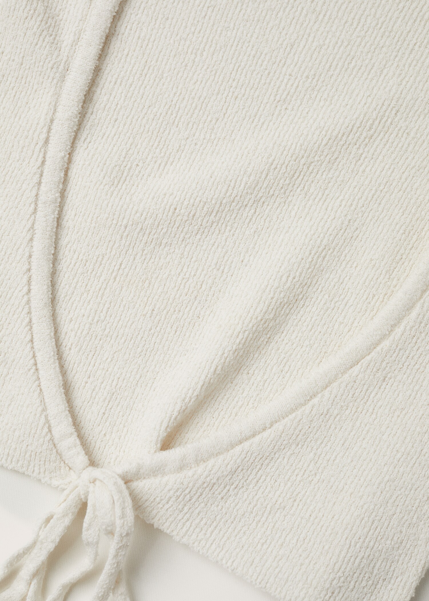 Side slit cotton-blend sweater - Details of the article 8