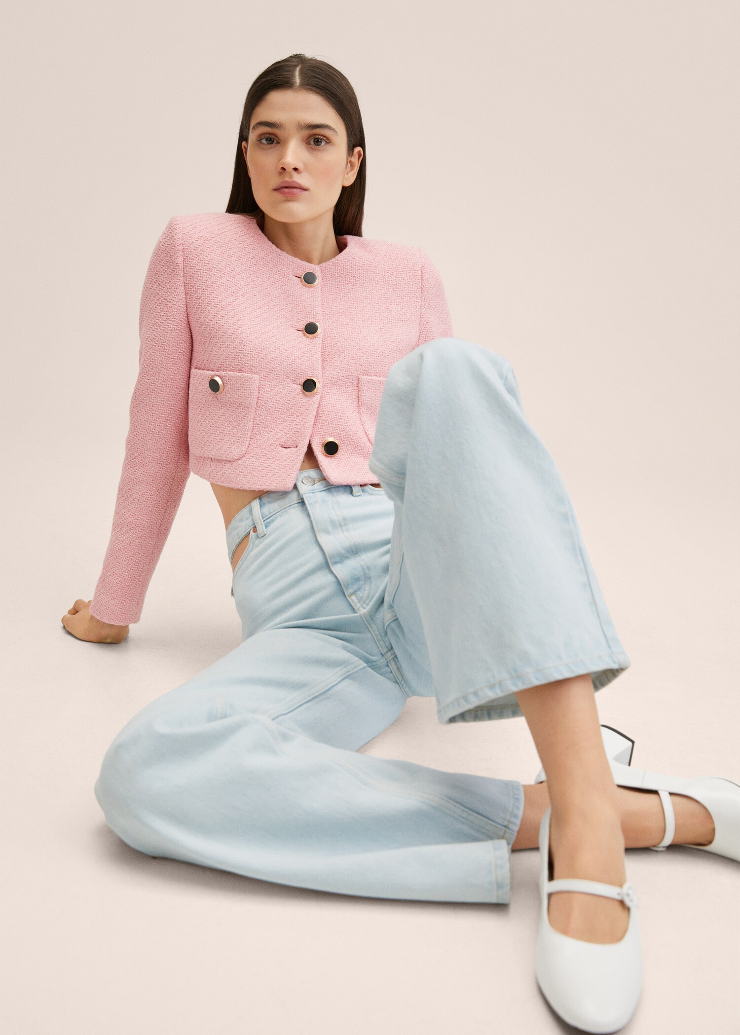 Wideleg-Jeans mit hohem Bund - Detail des Artikels 6