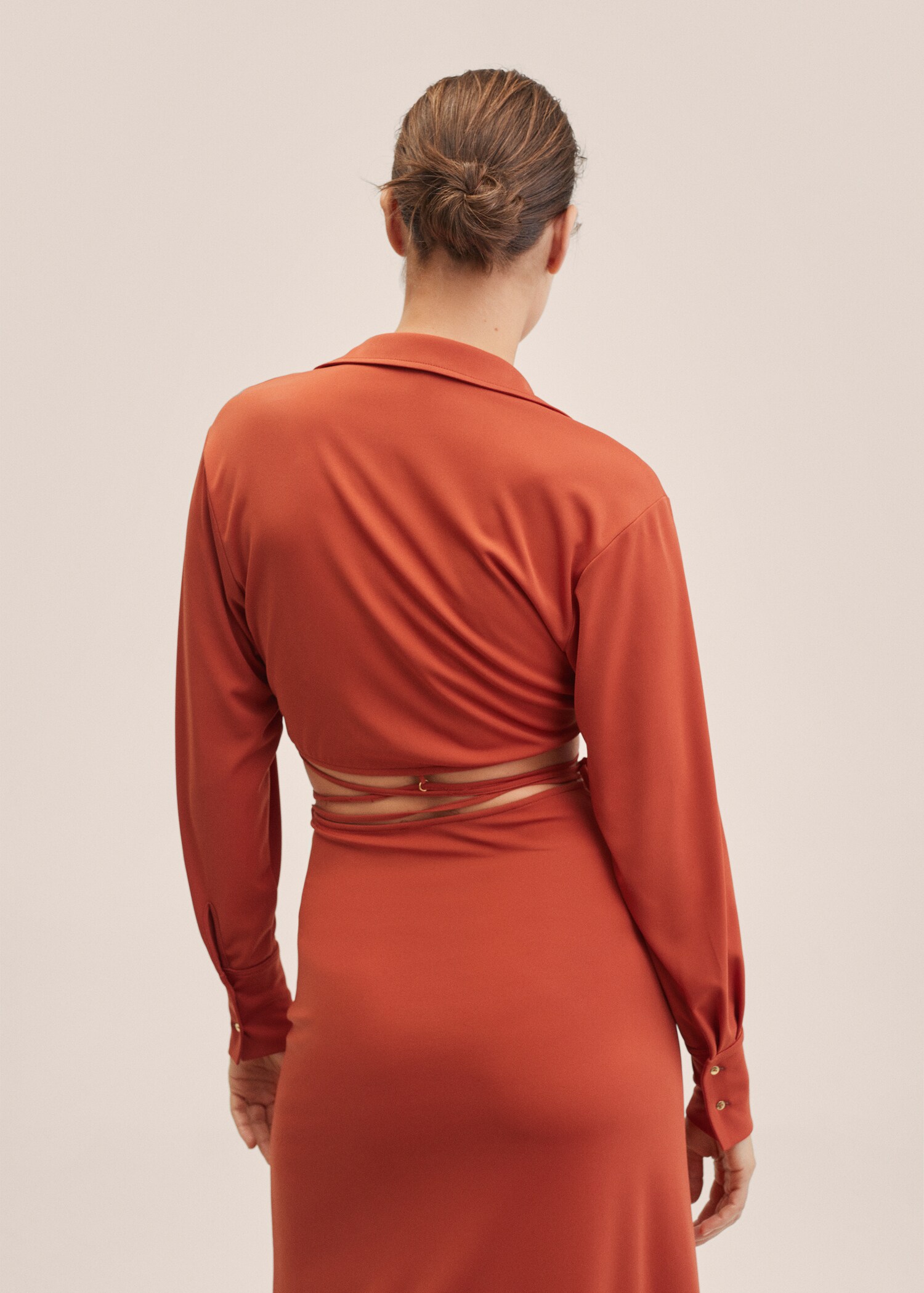 Camisa crop tires - Revers de l'article