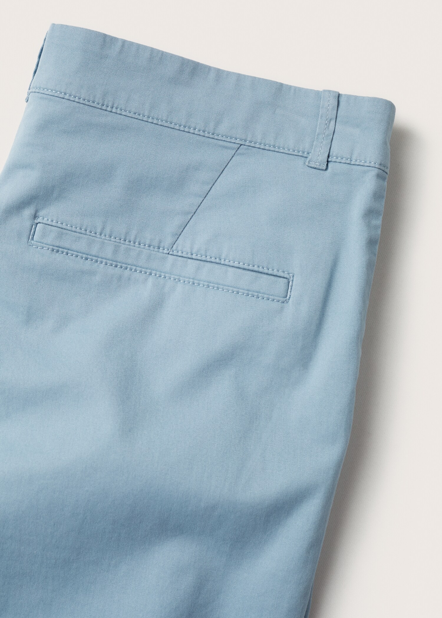 Slim-fit chino cotton bermuda shorts - Details of the article 8