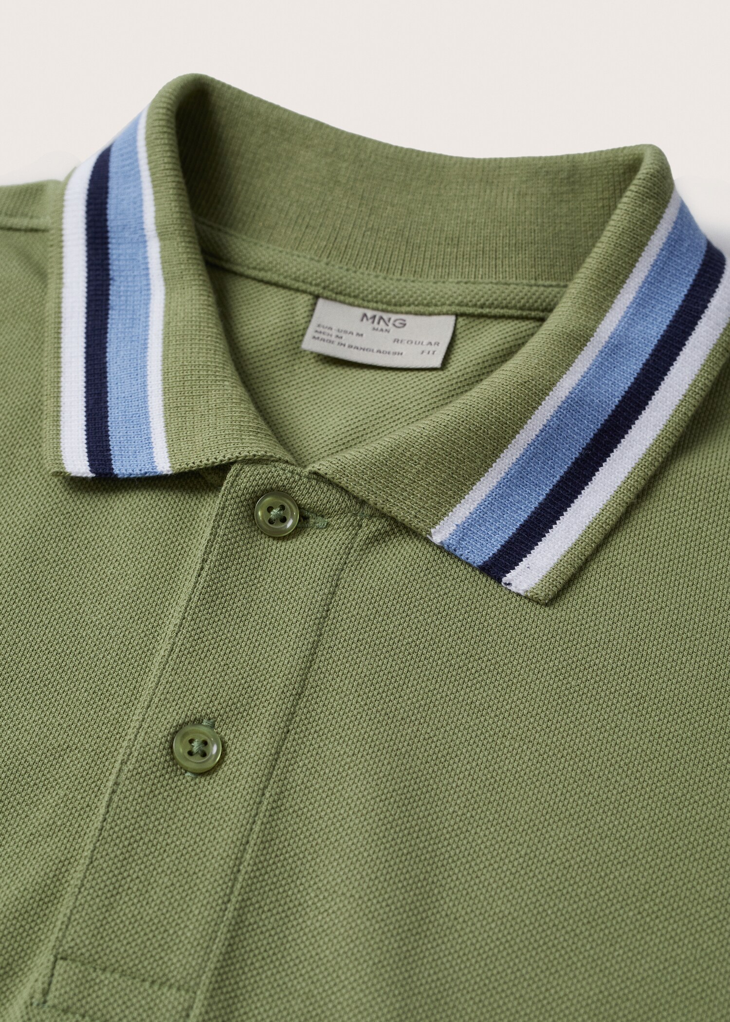 Polohemd aus Baumwollpikee   - Detail des Artikels 8