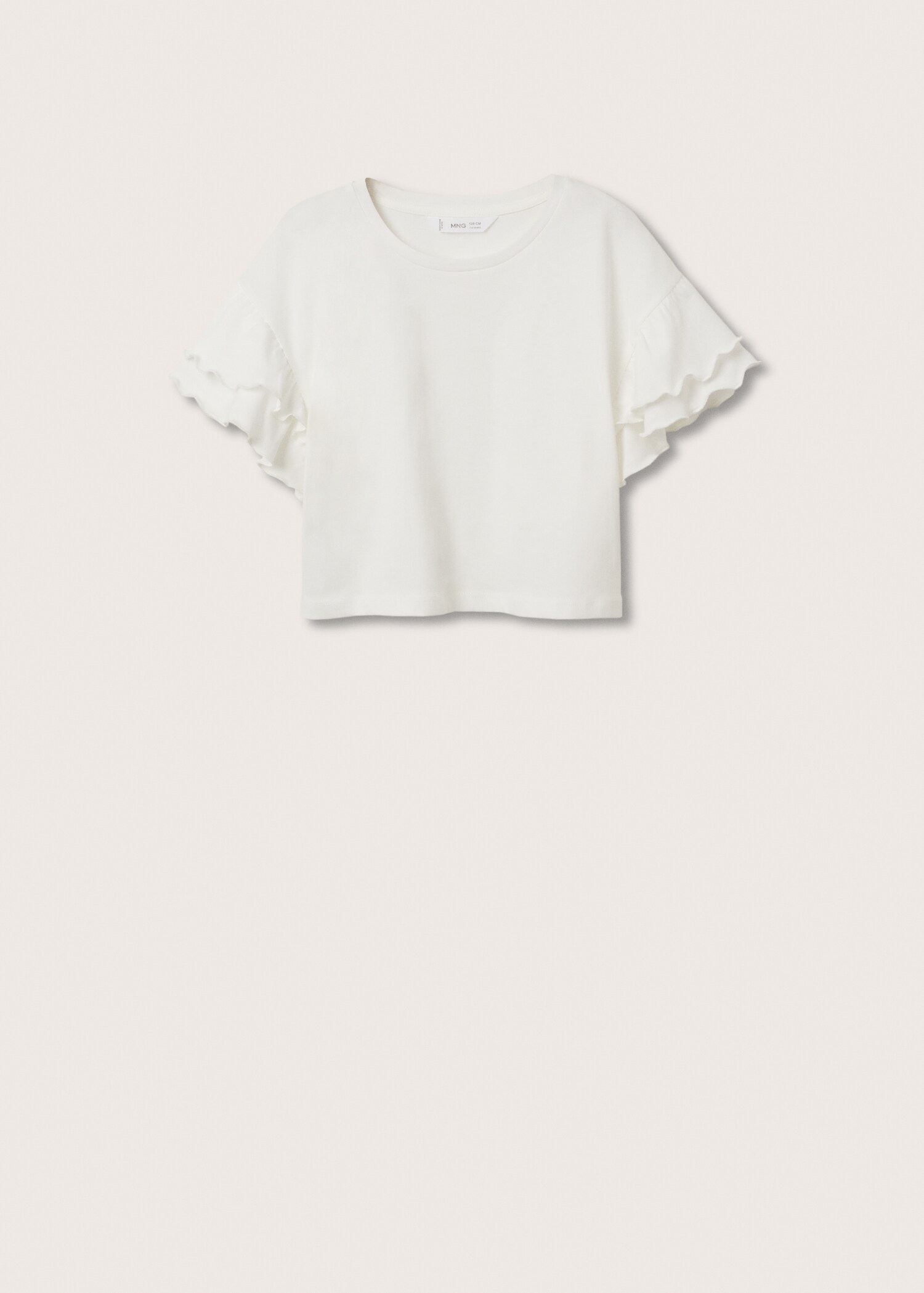 Volang ärmad t-shirt - Artikel utan modell
