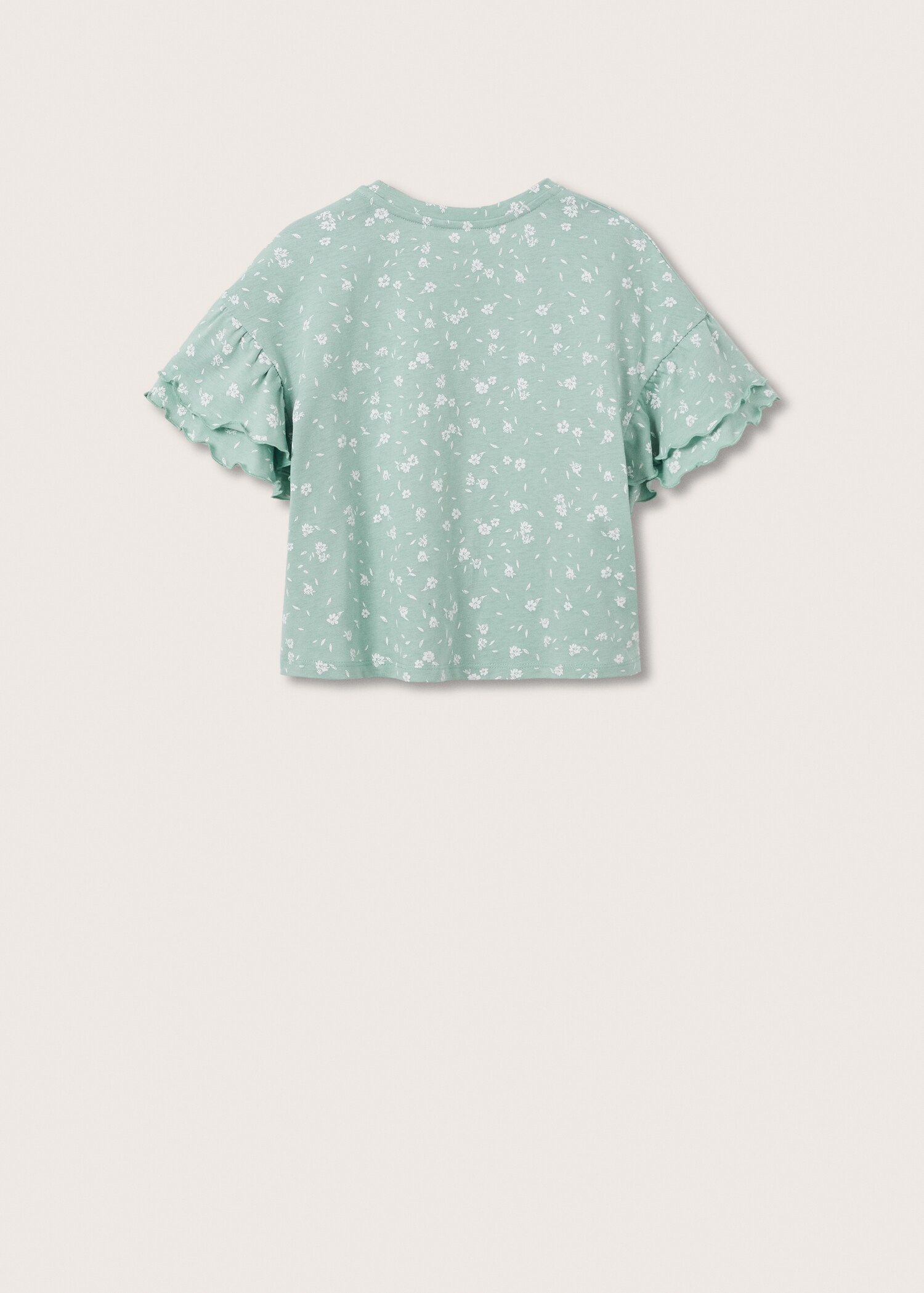 Volang ärmad t-shirt - Artikelns baksida