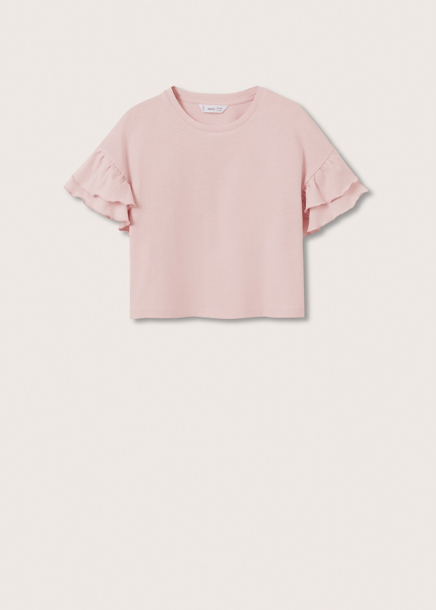 Volang ärmad t-shirt - Artikel utan modell