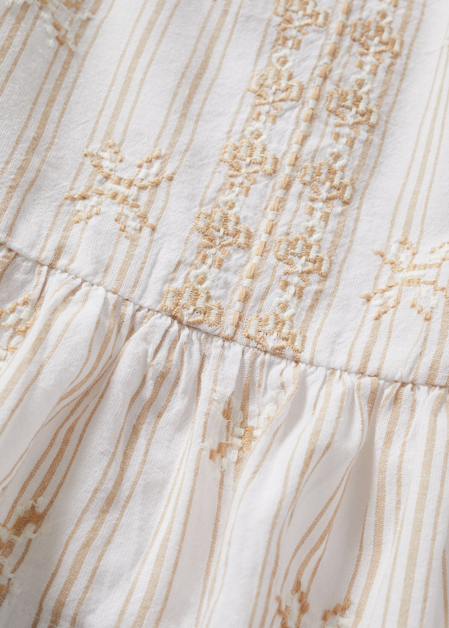 Embroidered cotton dress - Details of the article 8