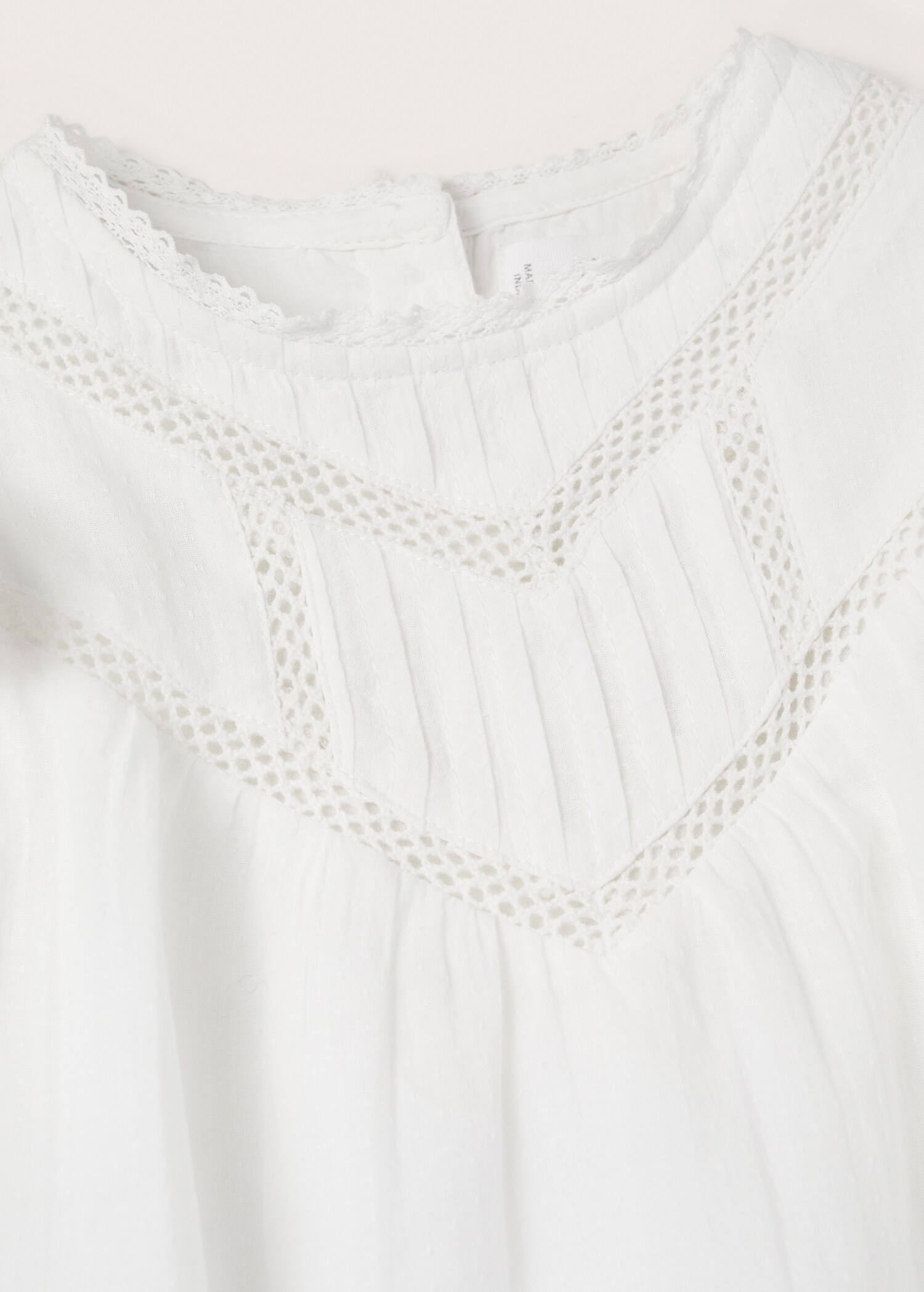 Cotton embroidered blouse - Details of the article 8