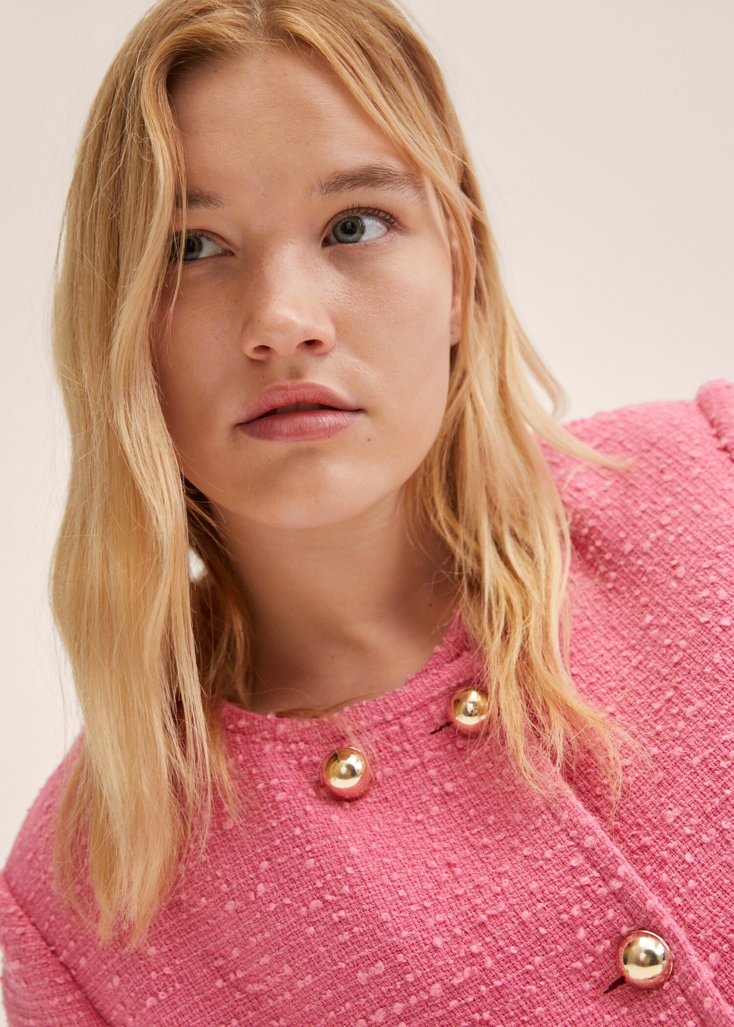 Chaqueta tweed doble botonadura - Detalle del artículo 5