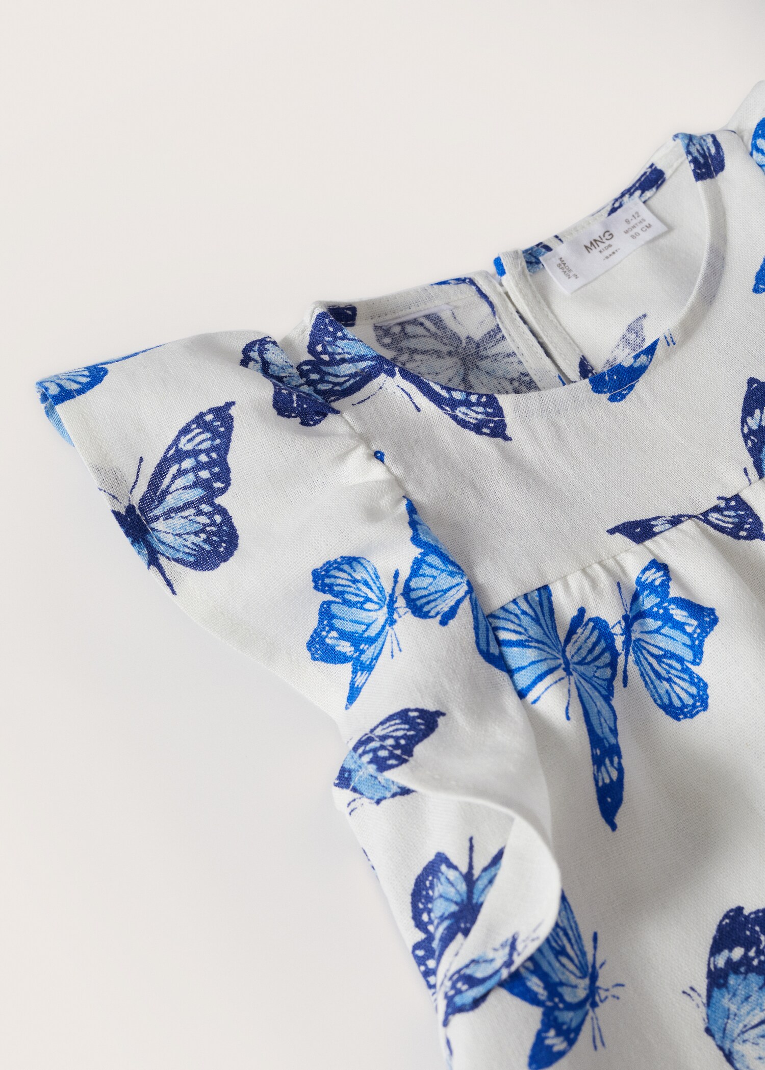Linen dress with butterflies - Details of the article 7