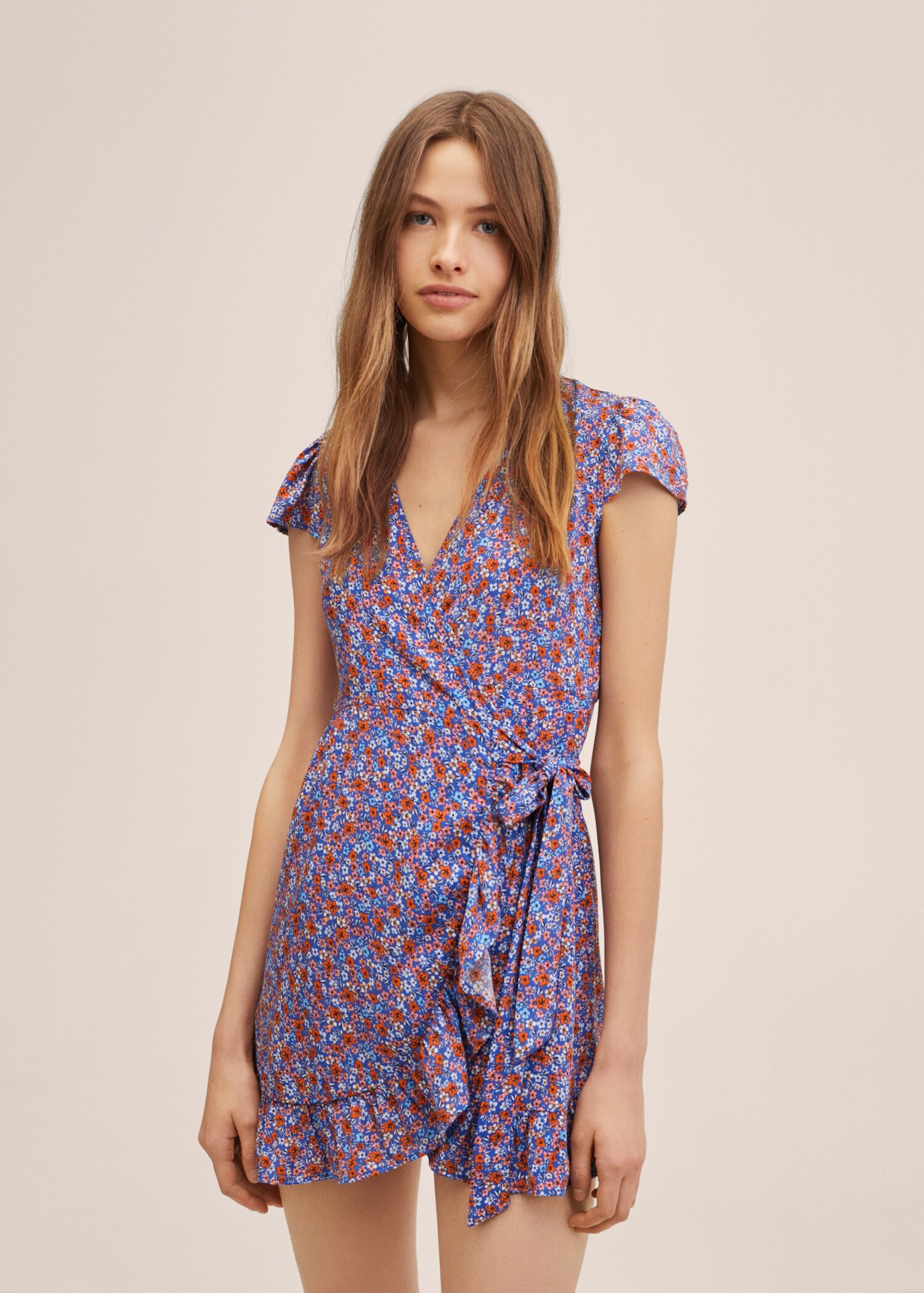 Floral wrap dress - Details of the article 2
