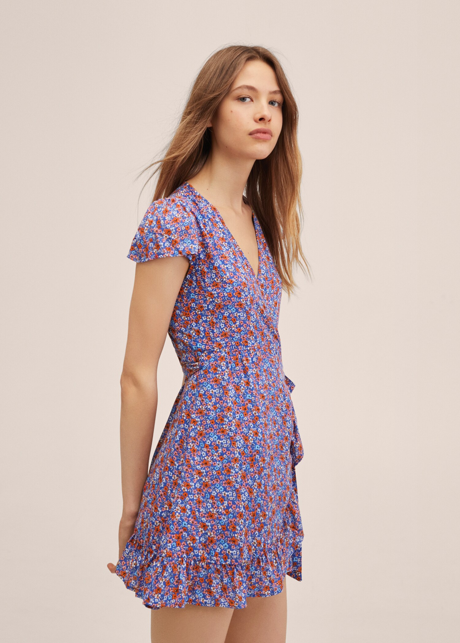 Floral wrap dress - Details of the article 3